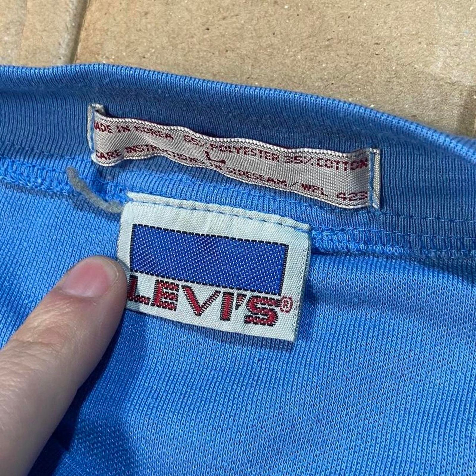 Levi's Light blue 80s levis dress Size US L / EU 52-54 / 3 - 2 Thumbnail