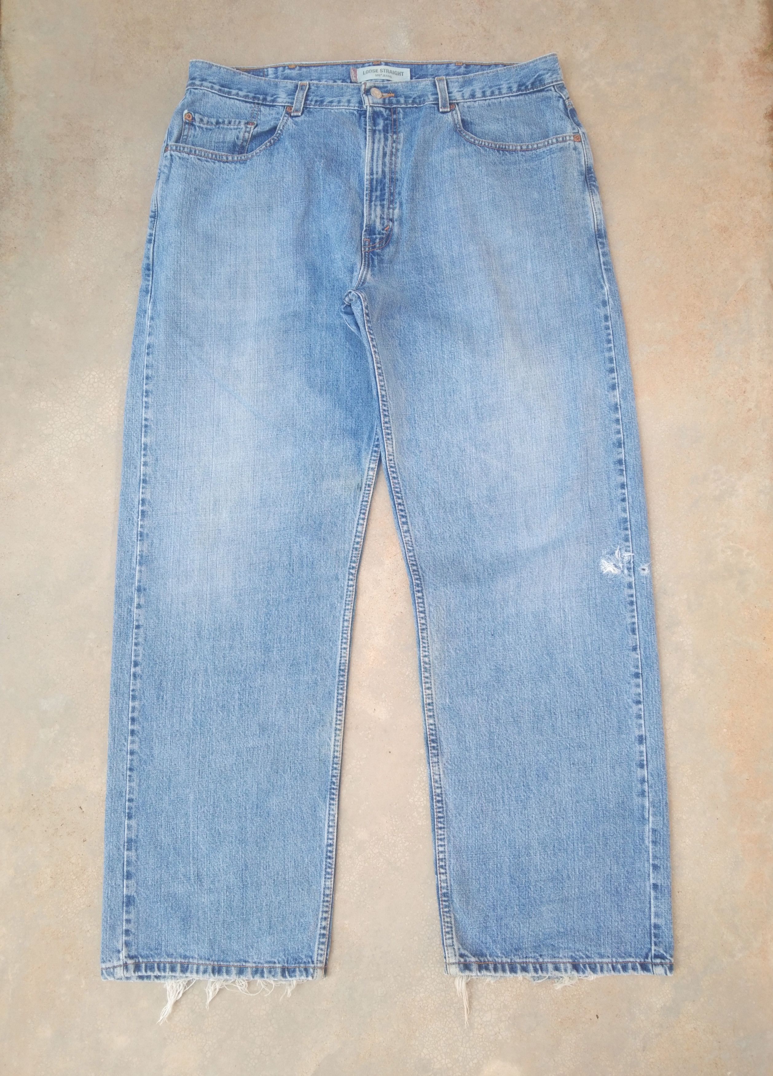 Levi's Vintage Levi's Jeans 569 Loose Straight Baggy 38x33 Size US 38 / EU 54 - 1 Thumbnail