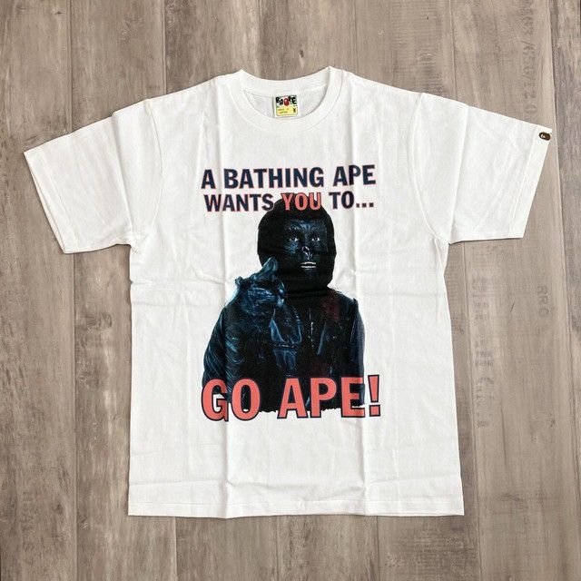 Bape × Vintage A Bathing Ape Wants You To Go Ape Tee | Grailed
