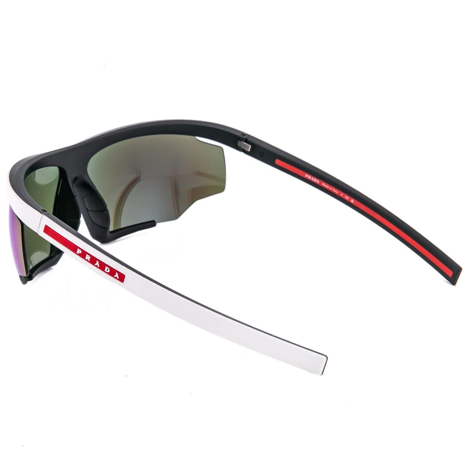 Prada PRADA PS07YS LINEA ROSSA ACTIVE 07Y White Blue Mirror Sport Size ONE SIZE - 4 Thumbnail