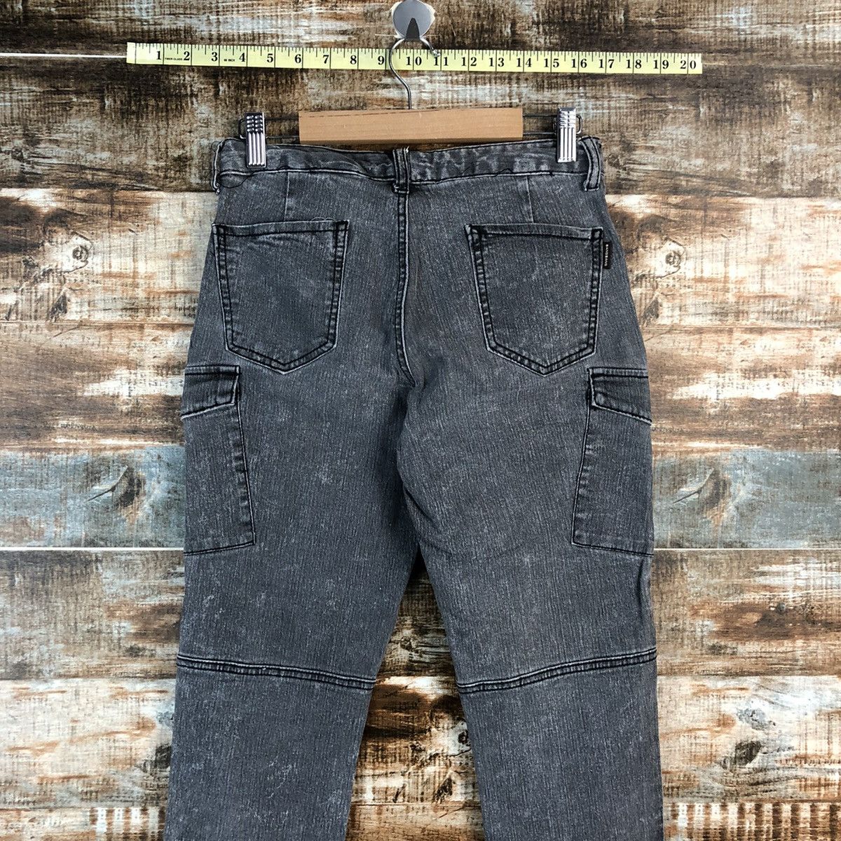 Japanese Brand Bang Bang Grey utility tactical cargo Pants #A2390 Size US 27 - 17 Thumbnail