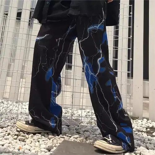 lightning elastic pants