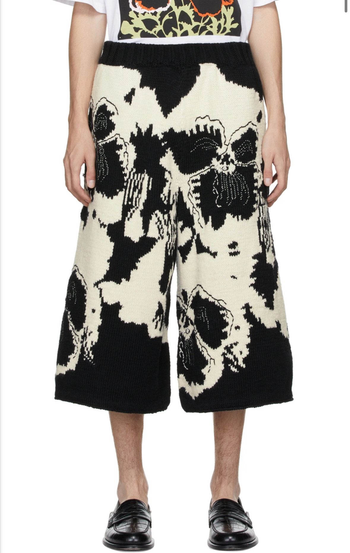 Loewe Loewe x Joe Brainard Edition Wool Intarsia Pansies Pants Size US 34 / EU 50 - 6 Thumbnail