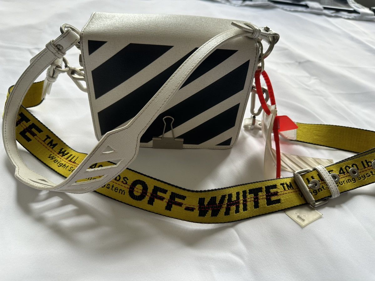 Off White Off White Diagonal Binder Clip Bag Grailed