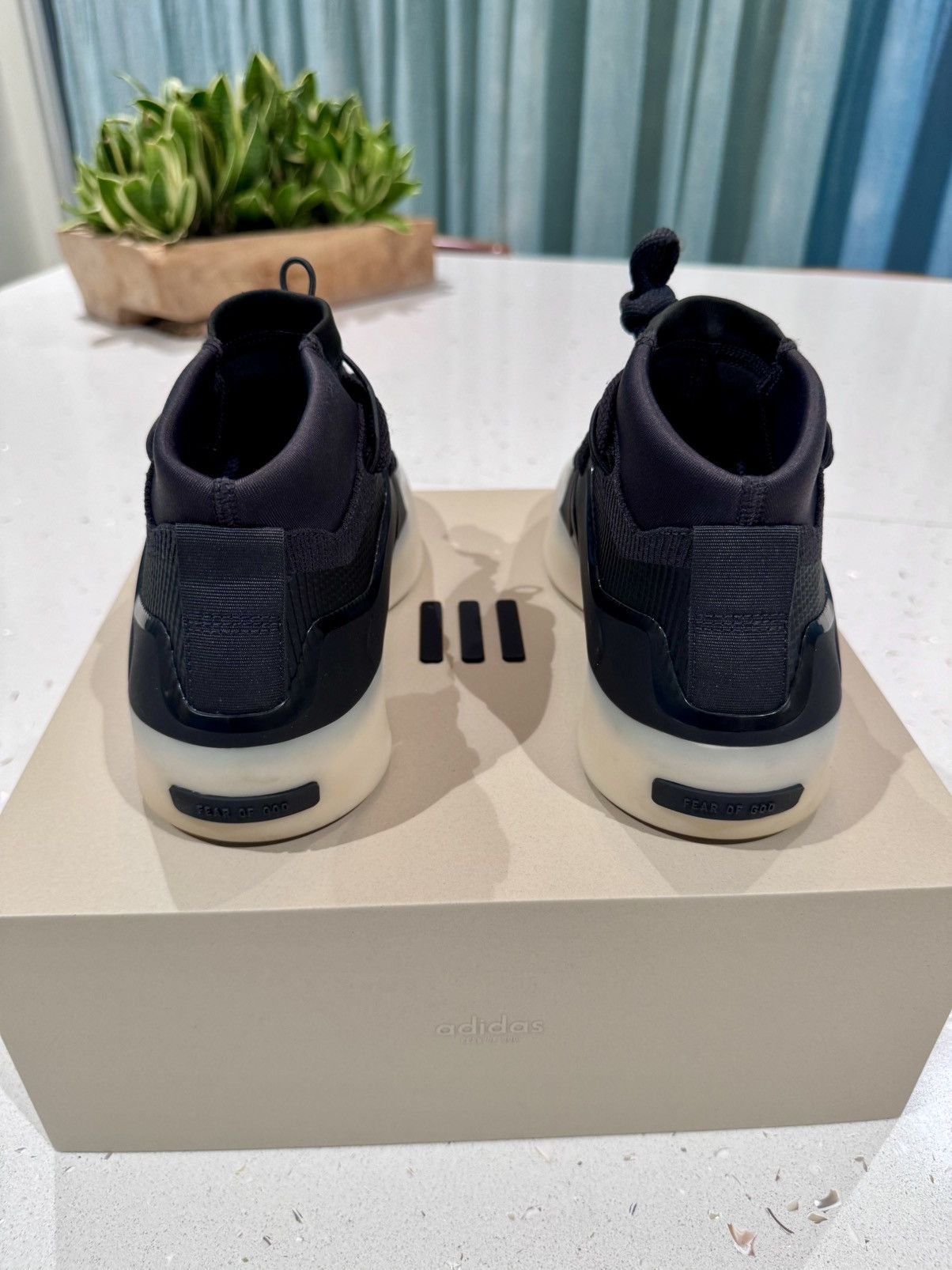 Adidas × Fear of God Fear of God Athletics x adidas I Basketball 'Carbon Sesame' Size US 7.5 / EU 40-41 - 6 Thumbnail