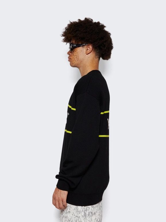 VTMNTS o1mle0326 Luxury Knitted Sweater in Black Size US M / EU 48-50 / 2 - 4 Thumbnail