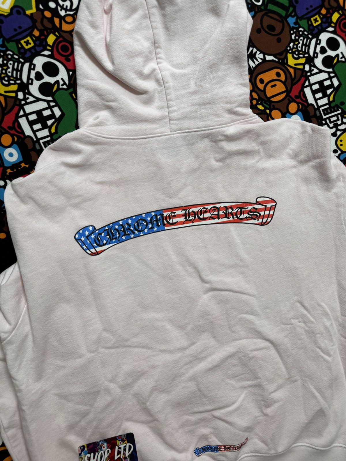 Chrome Hearts Chrome Hearts White USA Matty Boy Logo Pullover Hoodie Size US XL / EU 56 / 4 - 13 Thumbnail