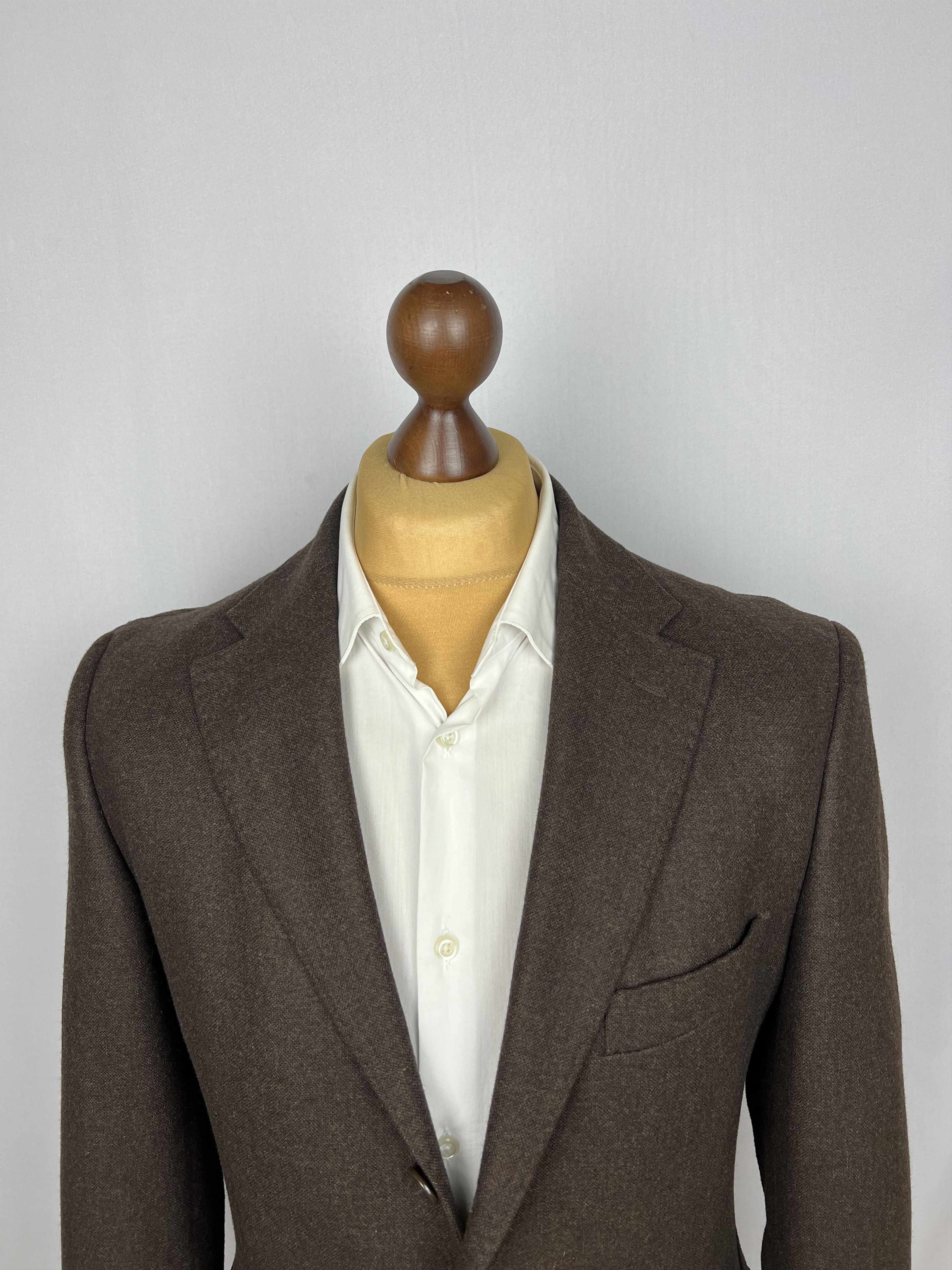 Boggi x Vitale Barberis Solid Soft Wool Half-Lined Sport Coat Size 42R - 5 Thumbnail