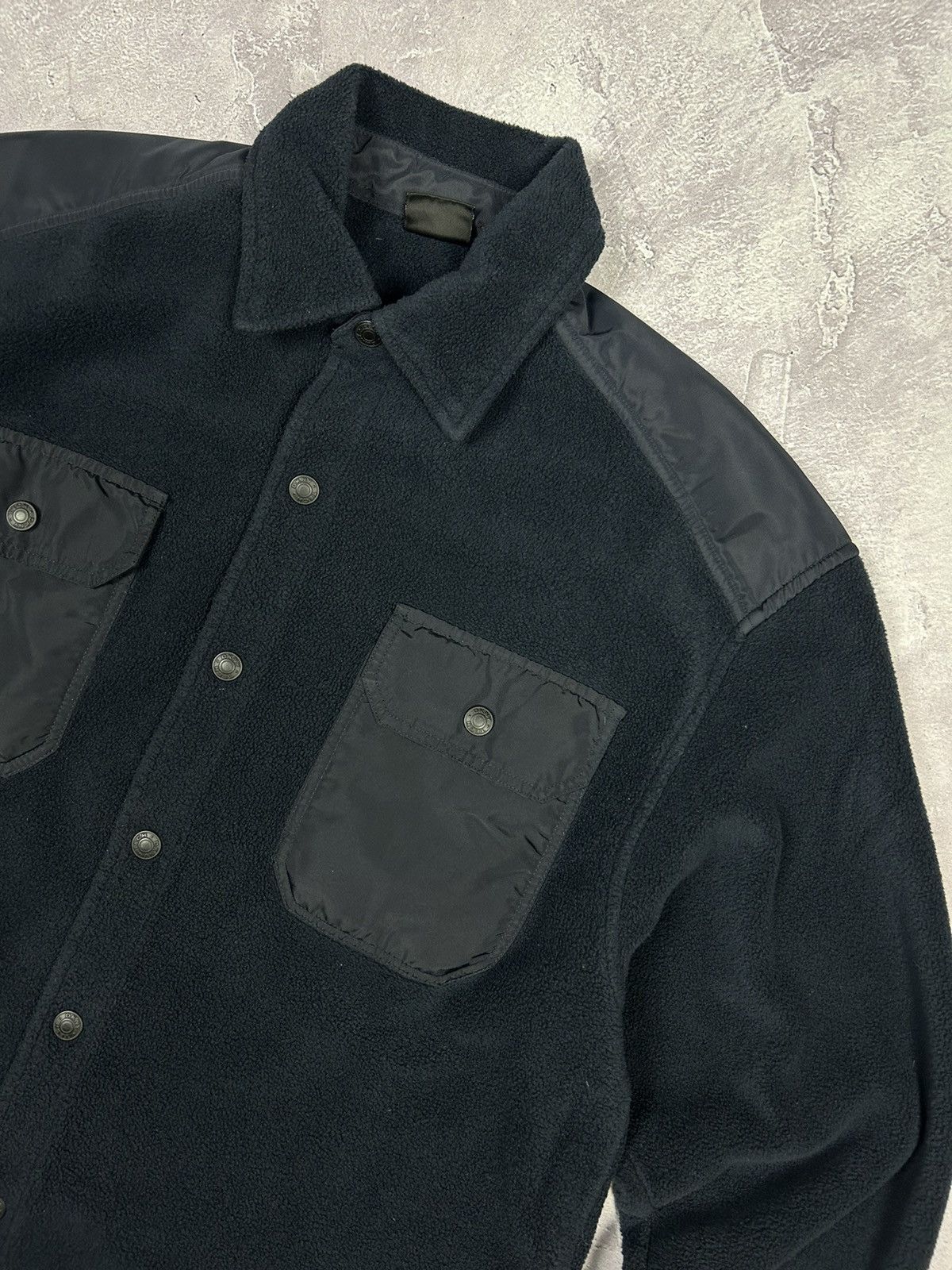 DKNY × Vintage Vintage DKNY Active Snap T Fleece Jacket Overshirt 90s y2k Size US M / EU 48-50 / 2 - 4 Thumbnail