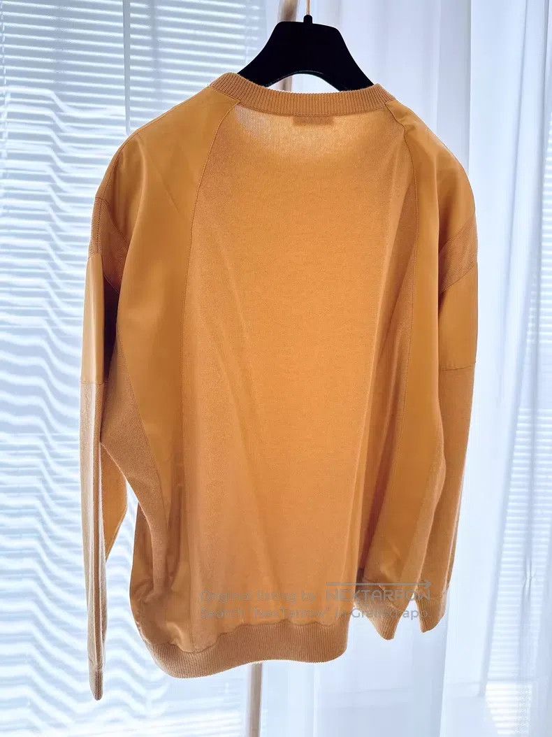 Brunello Cucinelli Brunello Cucinelli Ochre Cashmere Crewneck Sweater Size S / US 4 / IT 40 - 5 Thumbnail