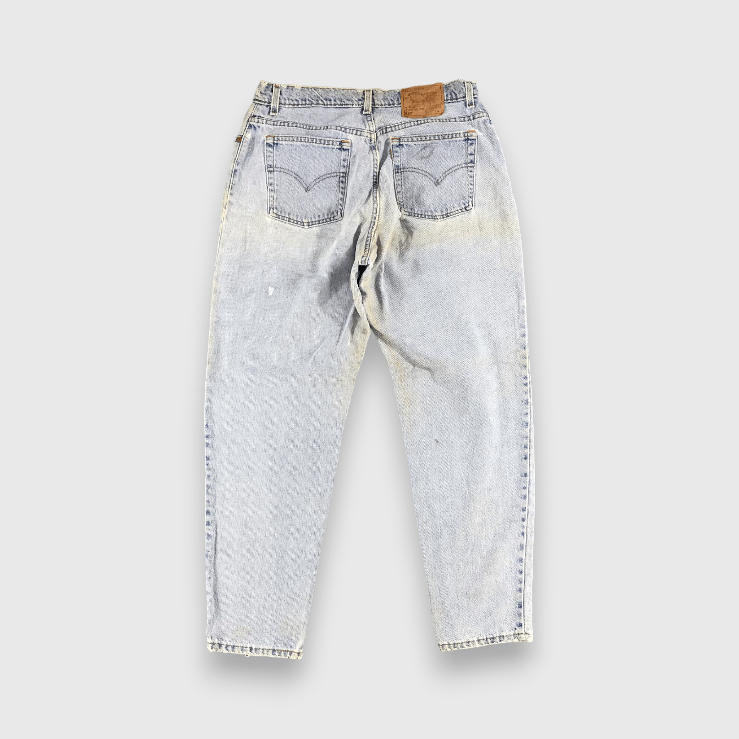 Levi's Vintage 90s Light Wash Levis 550 Jeans-J1216 Size US 34 / EU 50 - 2 Thumbnail