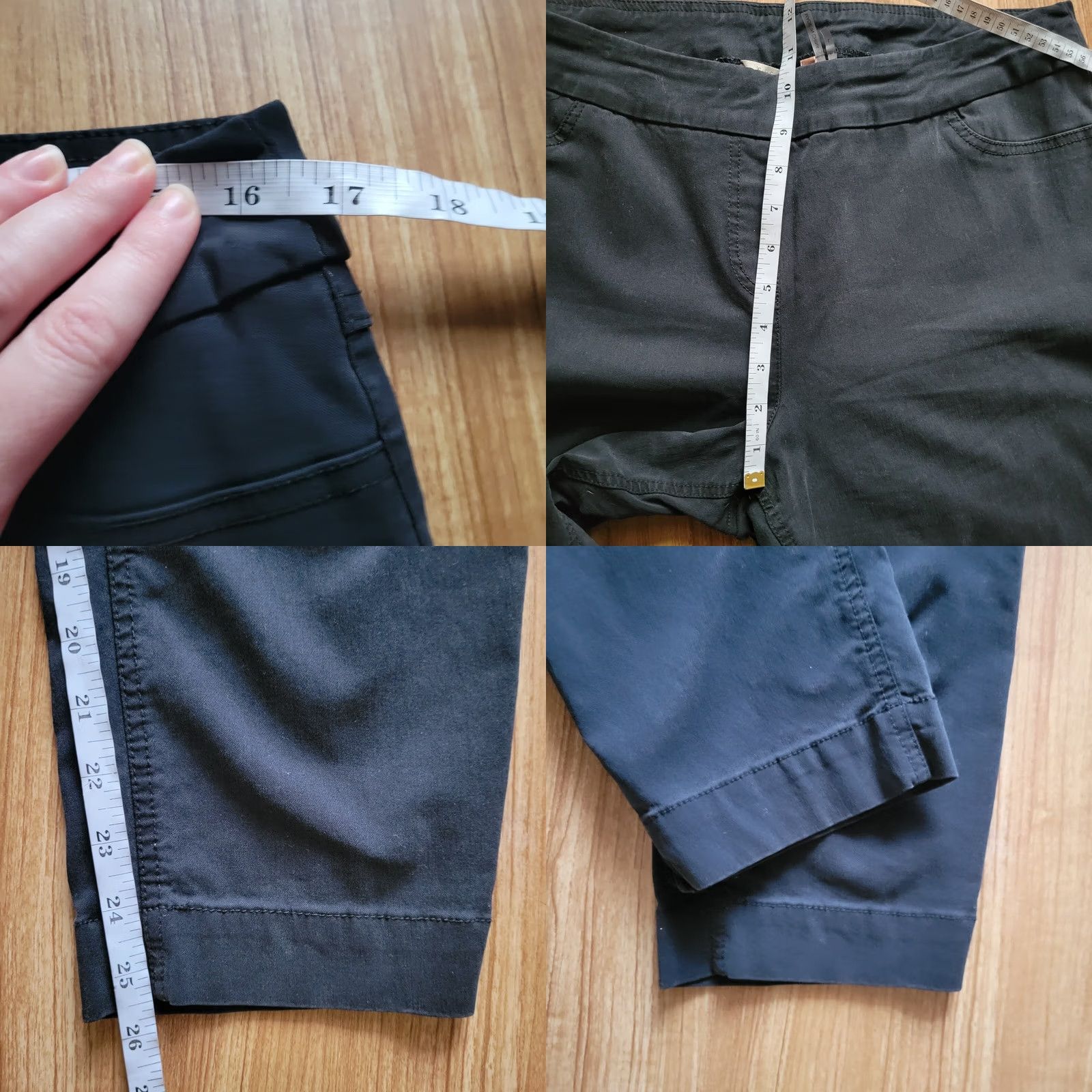 Soft Surroundings Soft Surroundings Jeans Women Large Black Skinny Elastic Waist High Rise Cotton Rayon Long Inseam 26 in Regular Fit Size 36" / US 14 / IT 50 - 8 Thumbnail