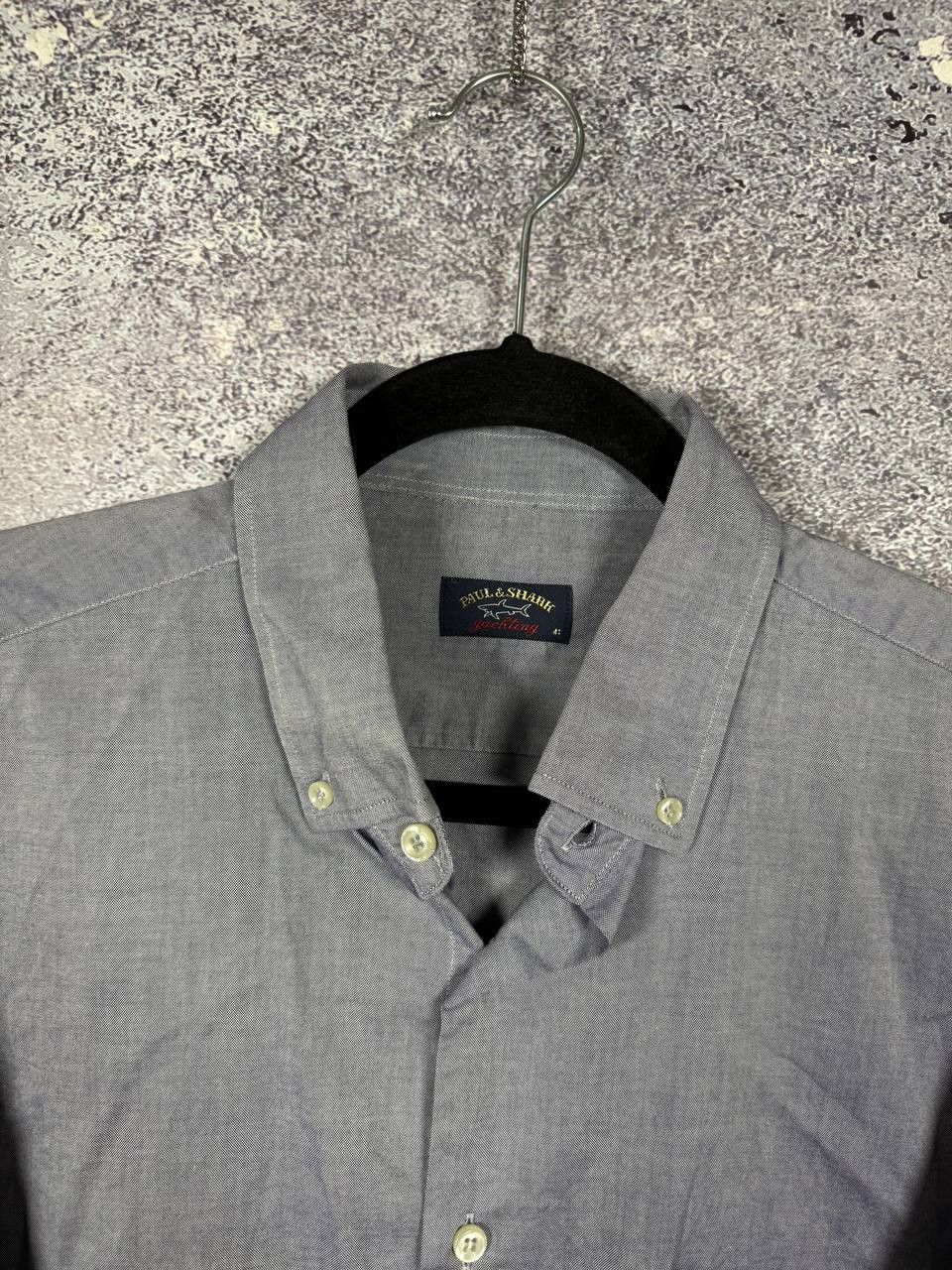 Paul & Shark Paul Shark Yachting Shirt Men's Large Button Long Sleeve Size US XL / EU 56 / 4 - 5 Thumbnail
