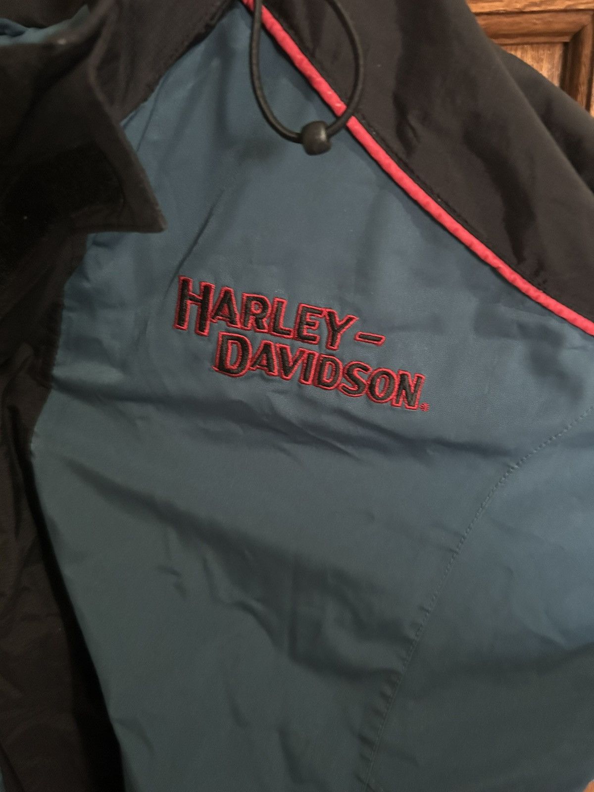 Harley Davidson Harley Davidson Blue Green Lightweight Jacket Sz M Size US M / EU 48-50 / 2 - 4 Thumbnail