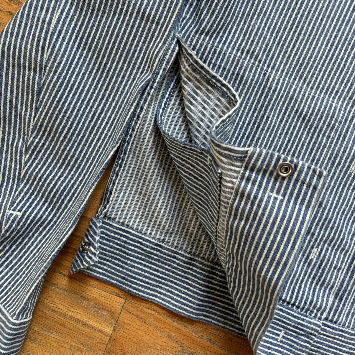 Maison Margiela SS2000 Striped Concealed Pocket Jacket Size M / US 6-8 / IT 42-44 - 4 Thumbnail