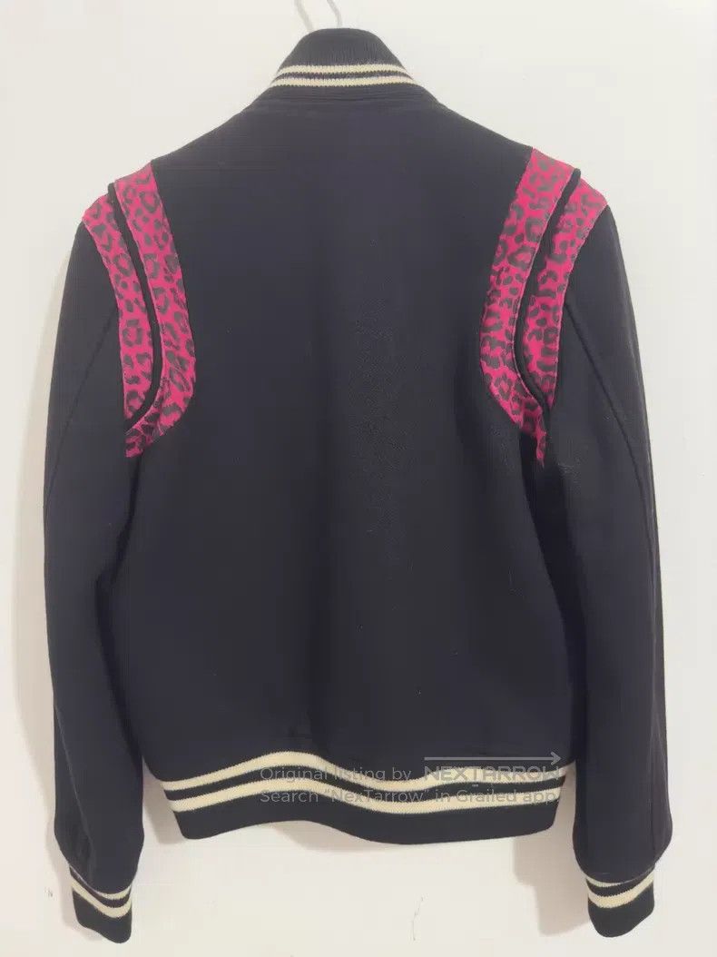 Saint Laurent Paris Saint Laurent Paris Black and Purple Lamb Fur Leopard Prin Size XS / US 0-2 / IT 36-38 - 2 Thumbnail