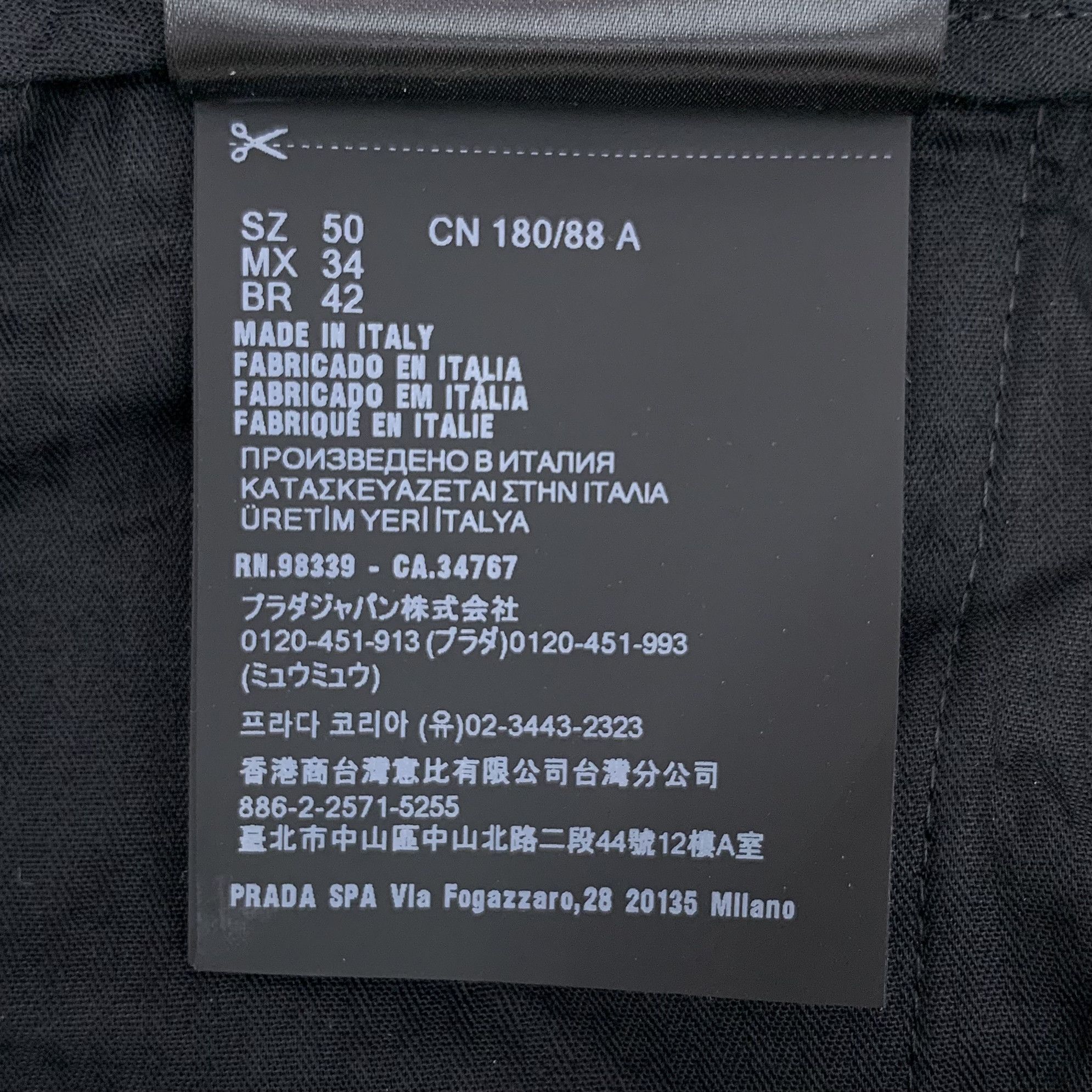 Prada Prada Grey Wool Plaid Casual Trousers (Size L) Size US 34 / EU 50 - 3 Thumbnail