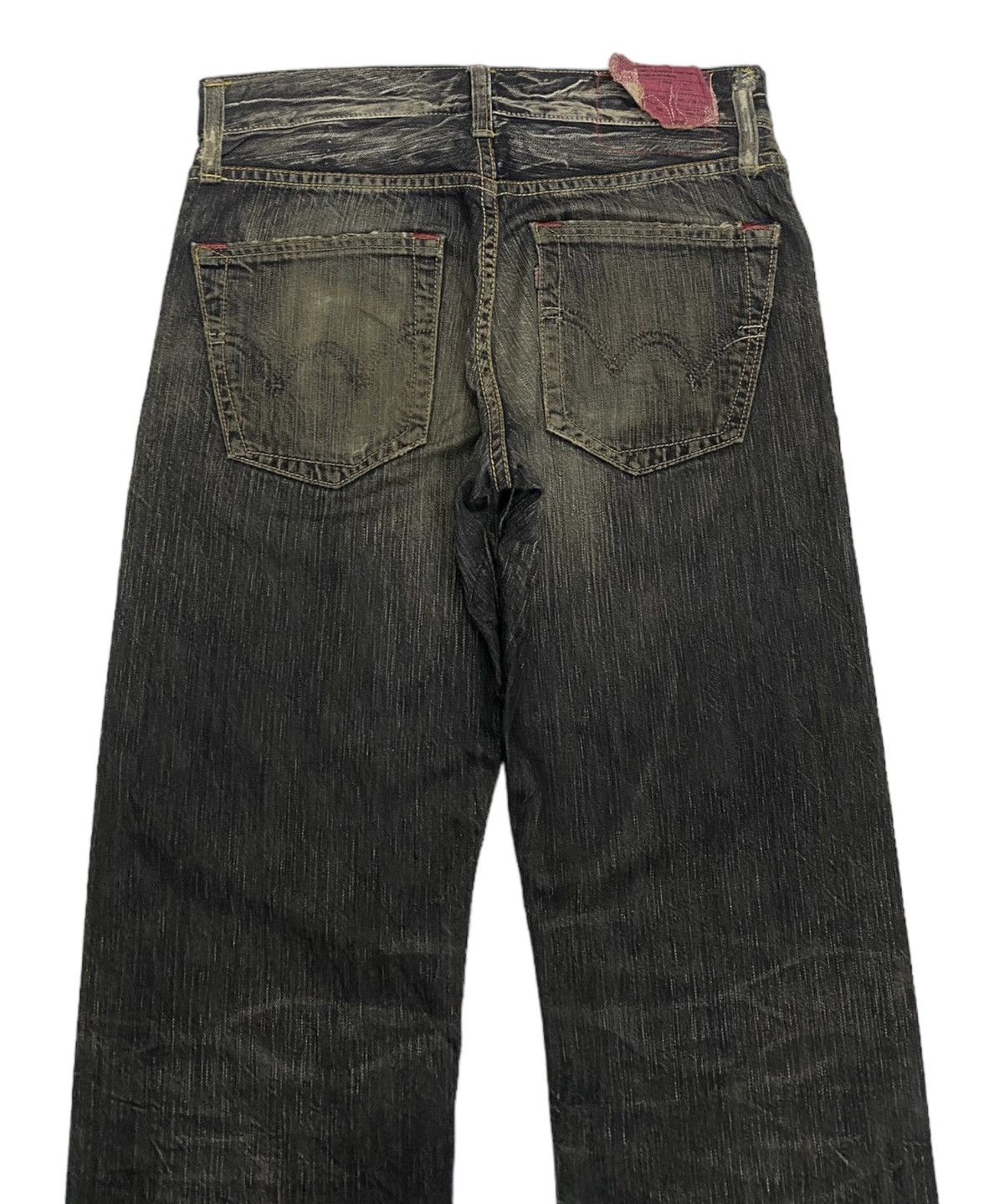Japanese Brand RUSTY BAGGY EDWIN DISTRESSED DENIM UNDERCOVER STYLE DESIGN Size US 32 / EU 48 - 5 Thumbnail