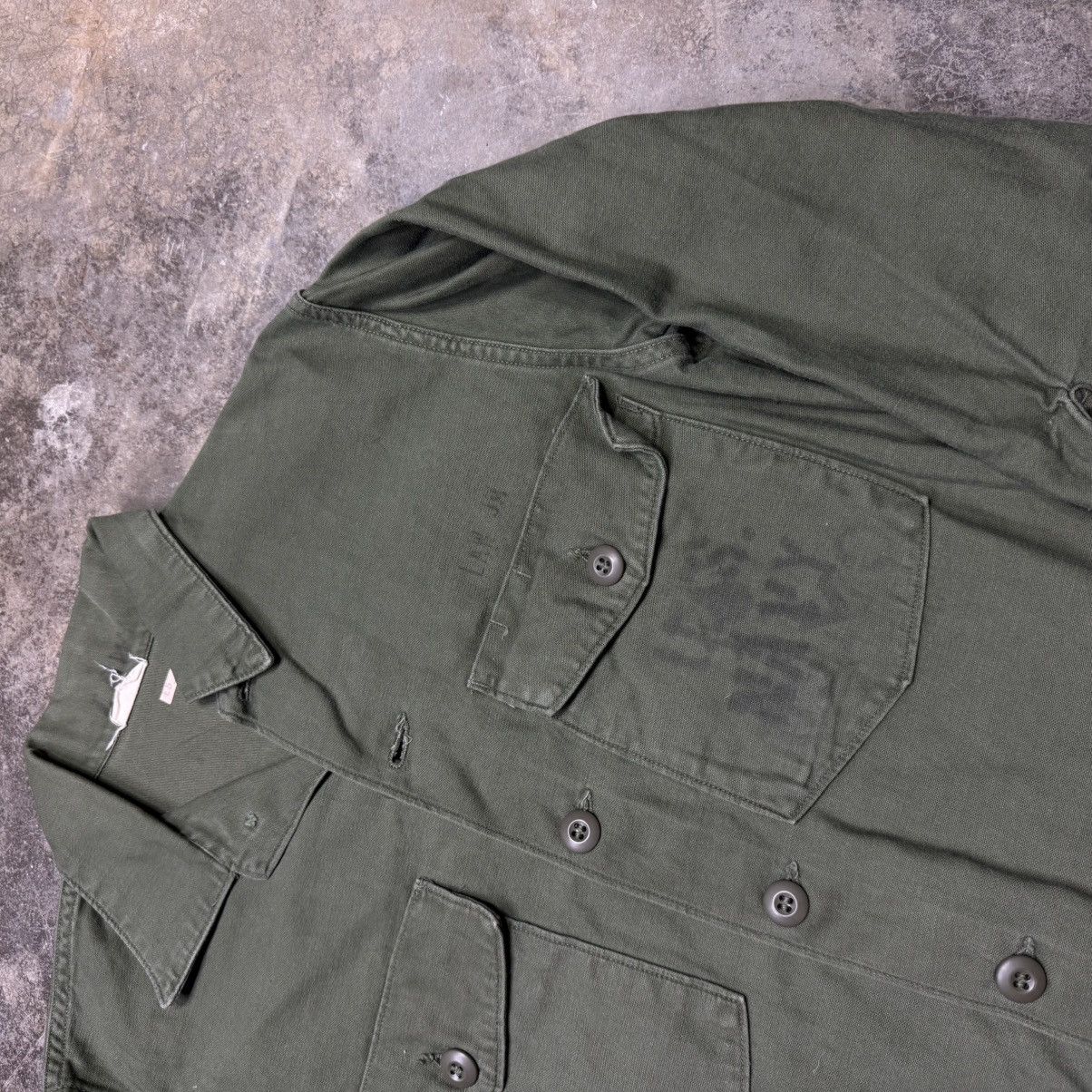 Vintage vintage green OG 107 US navy button up shirt Size US M / EU 48-50 / 2 - 5 Thumbnail