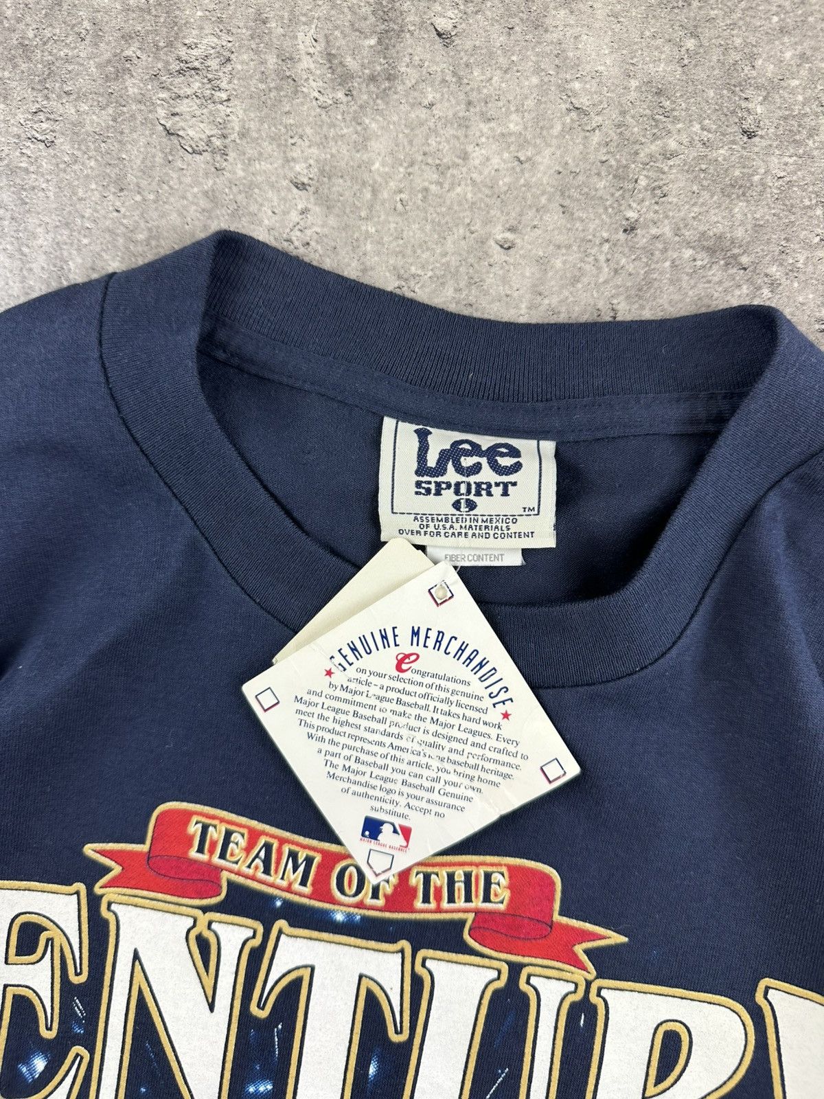 Lee T-shirt tee New York Yankees century 1999 Size US L / EU 52-54 / 3 - 4 Thumbnail