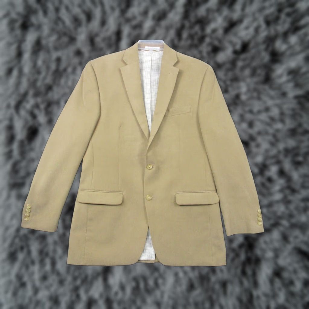 Ralph Lauren LAUREN RALPH LAUREN Sport Jacket 40L Camel Brown Jacket Sportcoat Men 40 Chest Brown Notch Lapel Button Two-Button Single-Breasted Regular Vintage? Size US XXS / EU 40 - 1 Thumbnail