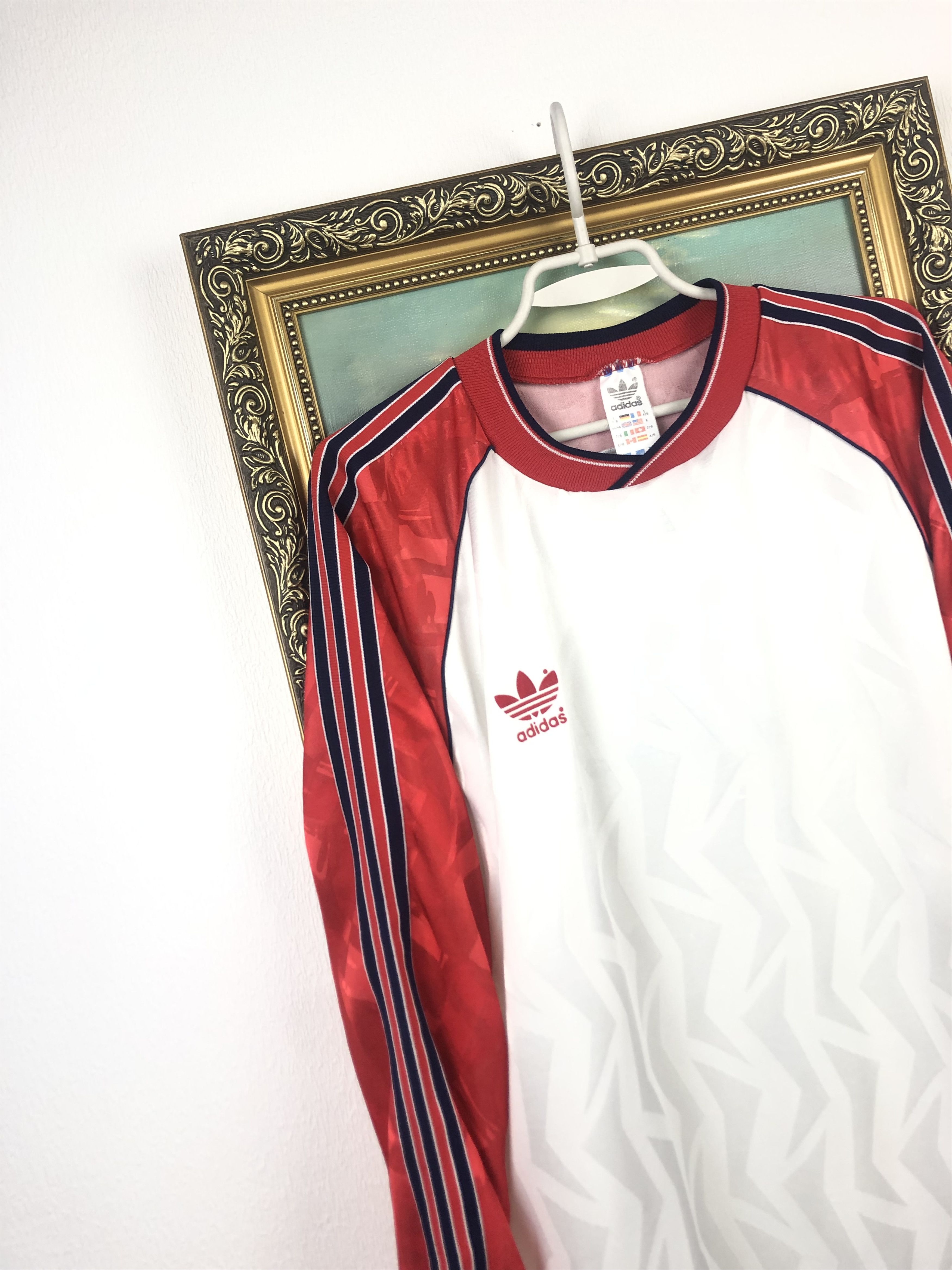 Adidas Vintage Czechoslovakia Template football shirt Long Sleeve Size US L / EU 52-54 / 3 - 3 Thumbnail