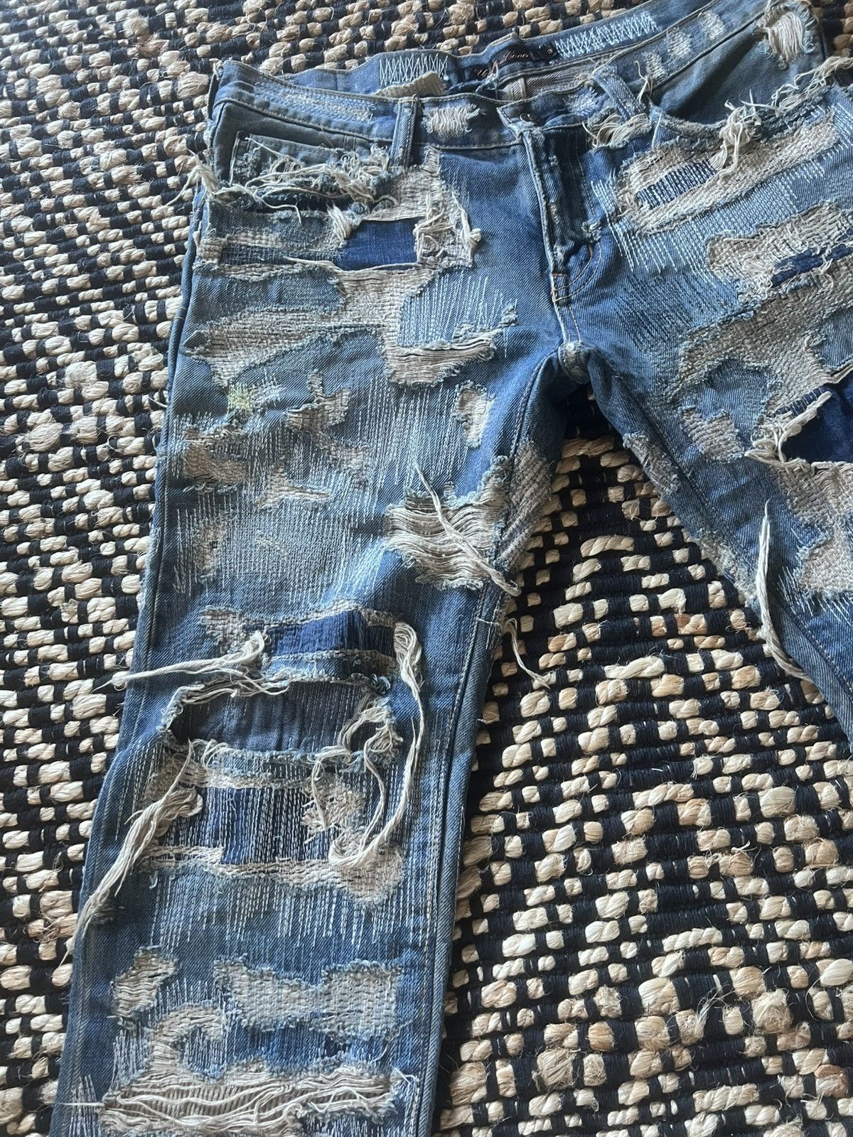 Undercover Undercover AW05 “Arts & Crafts” Blue 85 Denim Size US 31 - 7 Thumbnail