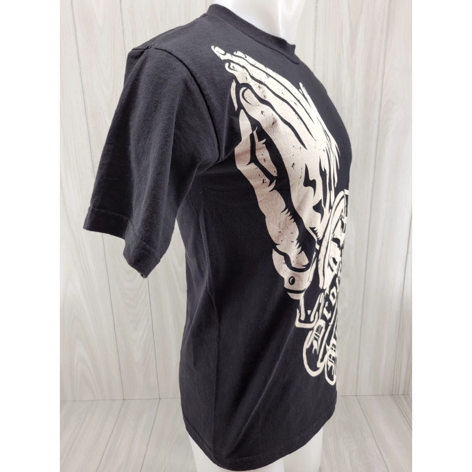 Logo 7 VINTAGE Dropkick Murphys Prayer Hands Logo Black Band T Shirt Made in USA Medium Size US M / EU 48-50 / 2 - 4 Thumbnail
