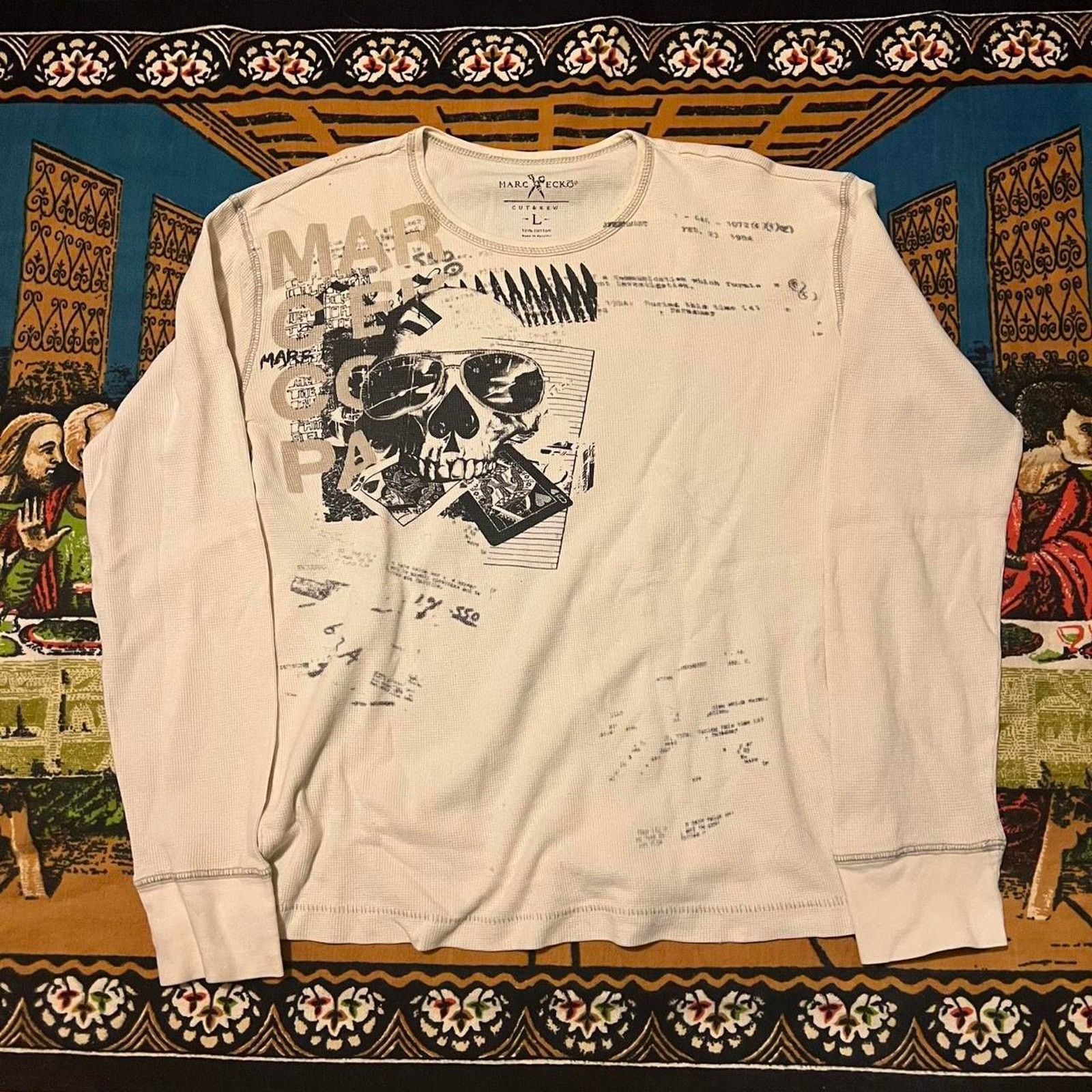 Affliction × Marc Ecko × Southpole Mens affliction shirt y2k tapout cross wings mma elite ecko Size US L / EU 52-54 / 3 - 1 Thumbnail