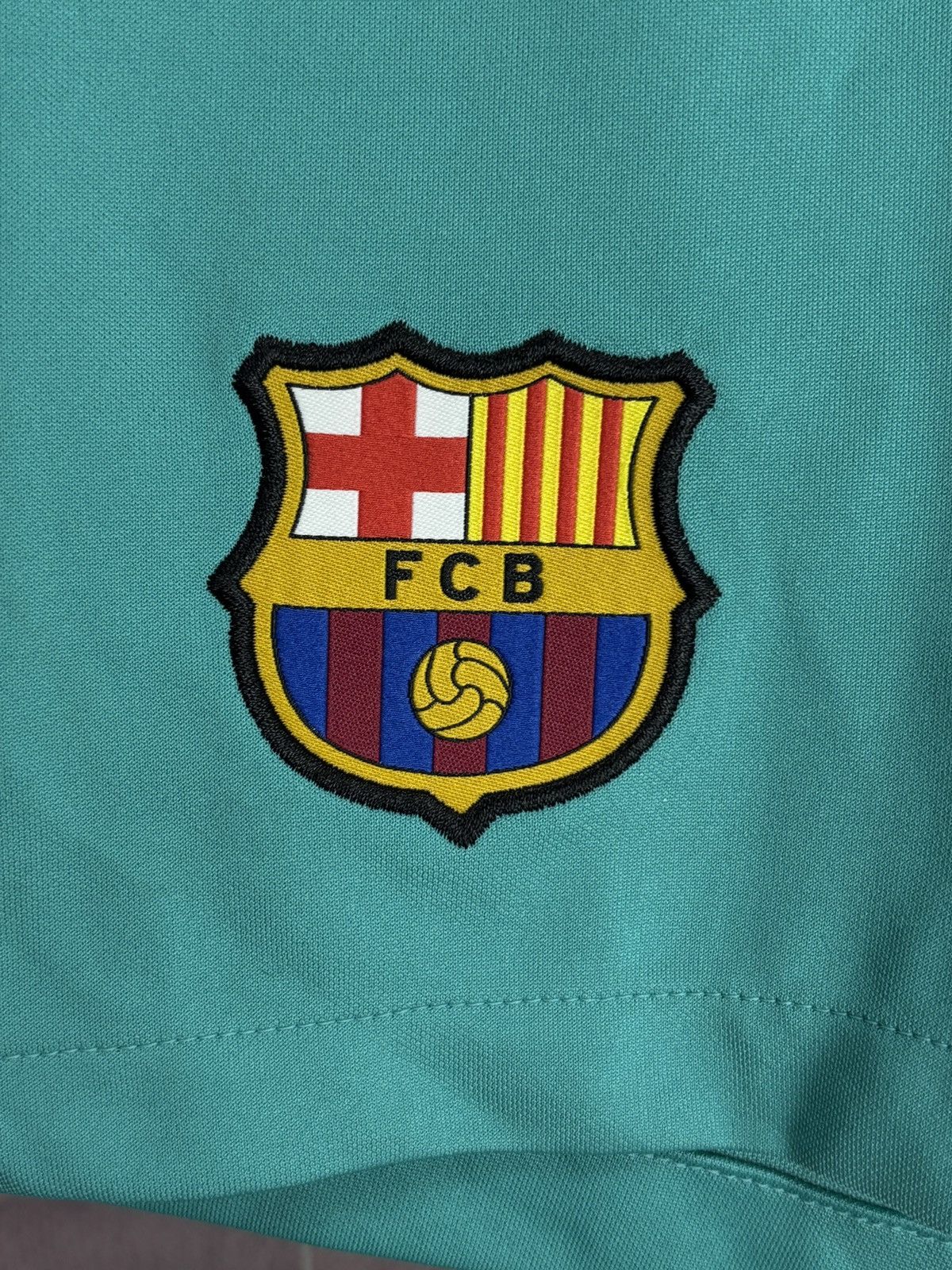 Nike Nike FC Barcelona FCB Swoosh Shorts Dri-Fit Size US 36 / EU 52 - 4 Thumbnail