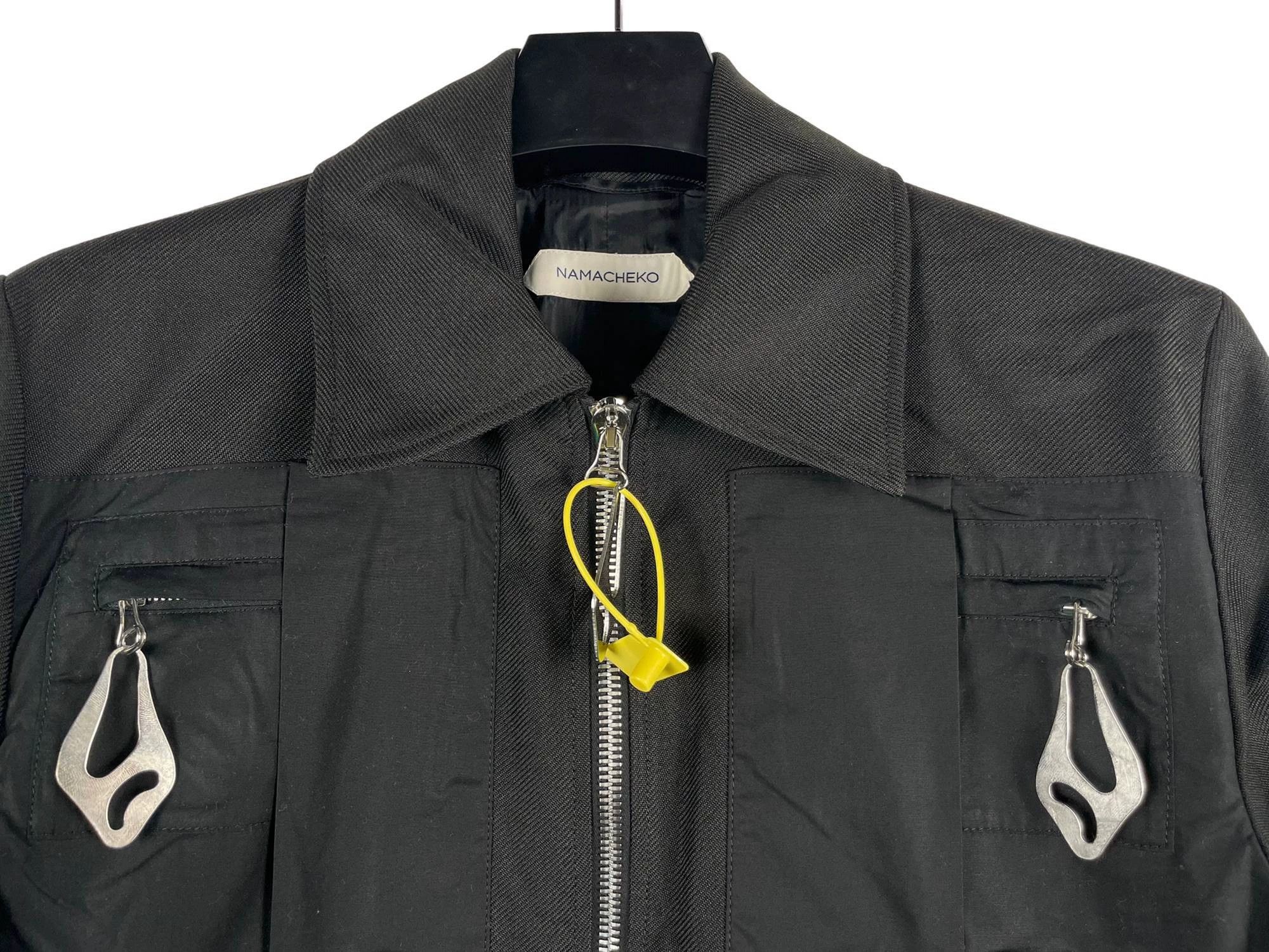 Namacheko Namacheko 21FW Runway Black Silver Puller Zip-Jacket Size US M / EU 48-50 / 2 - 5 Thumbnail