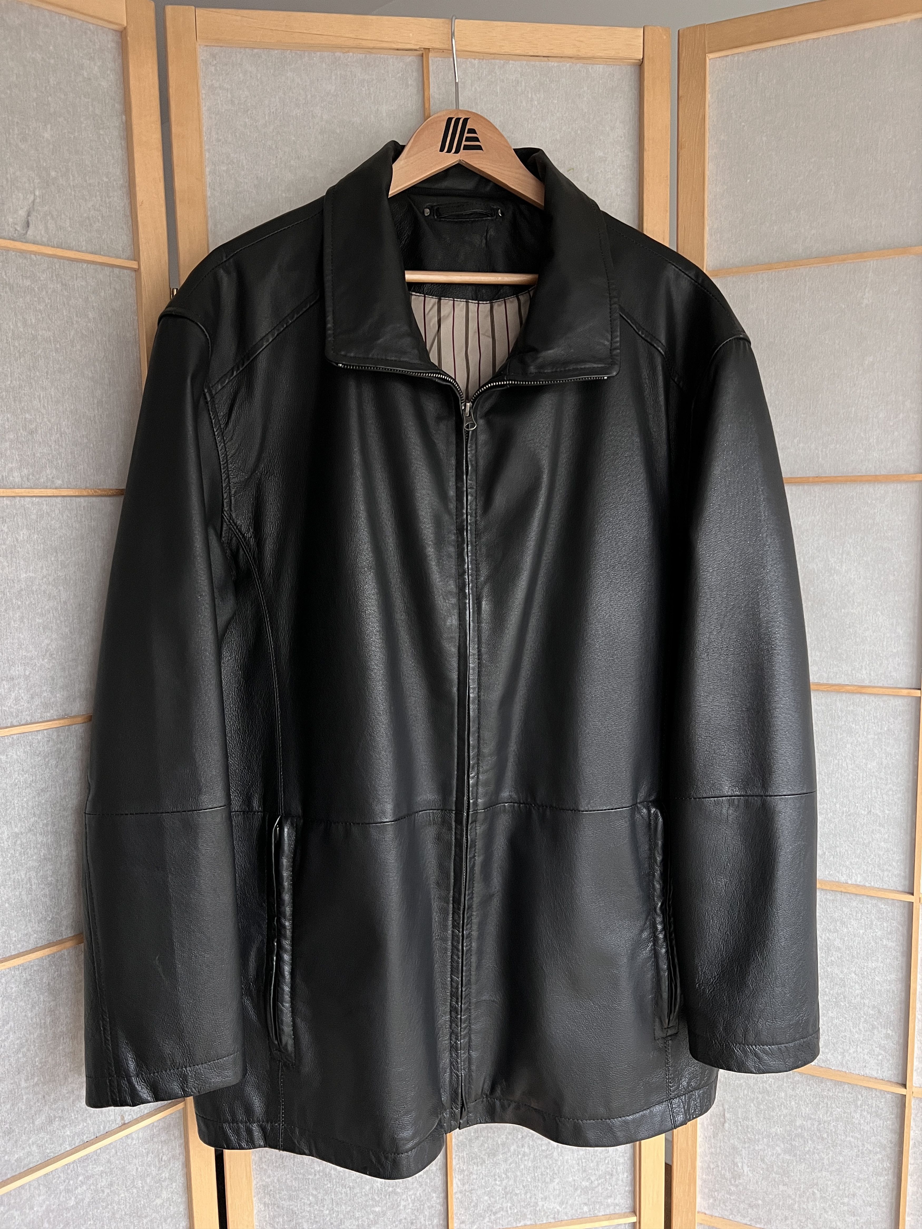 If Six Was Nine 14th Addiction Yohji Yamamoto style leather jacket LGB Boxy Size US XXL / EU 58 / 5 - 2 Thumbnail