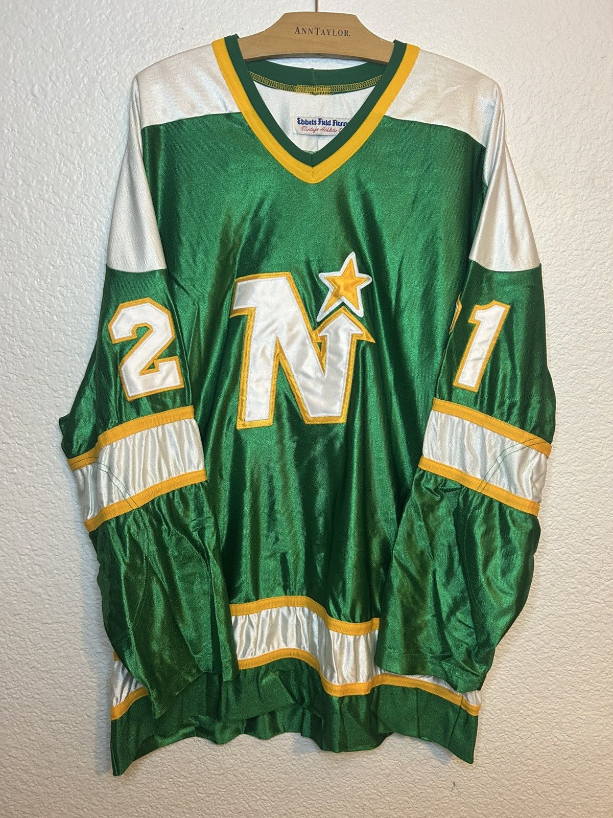 VINTAGE 60s Minnesota North Stars Ebbets Field Hockey Jersey