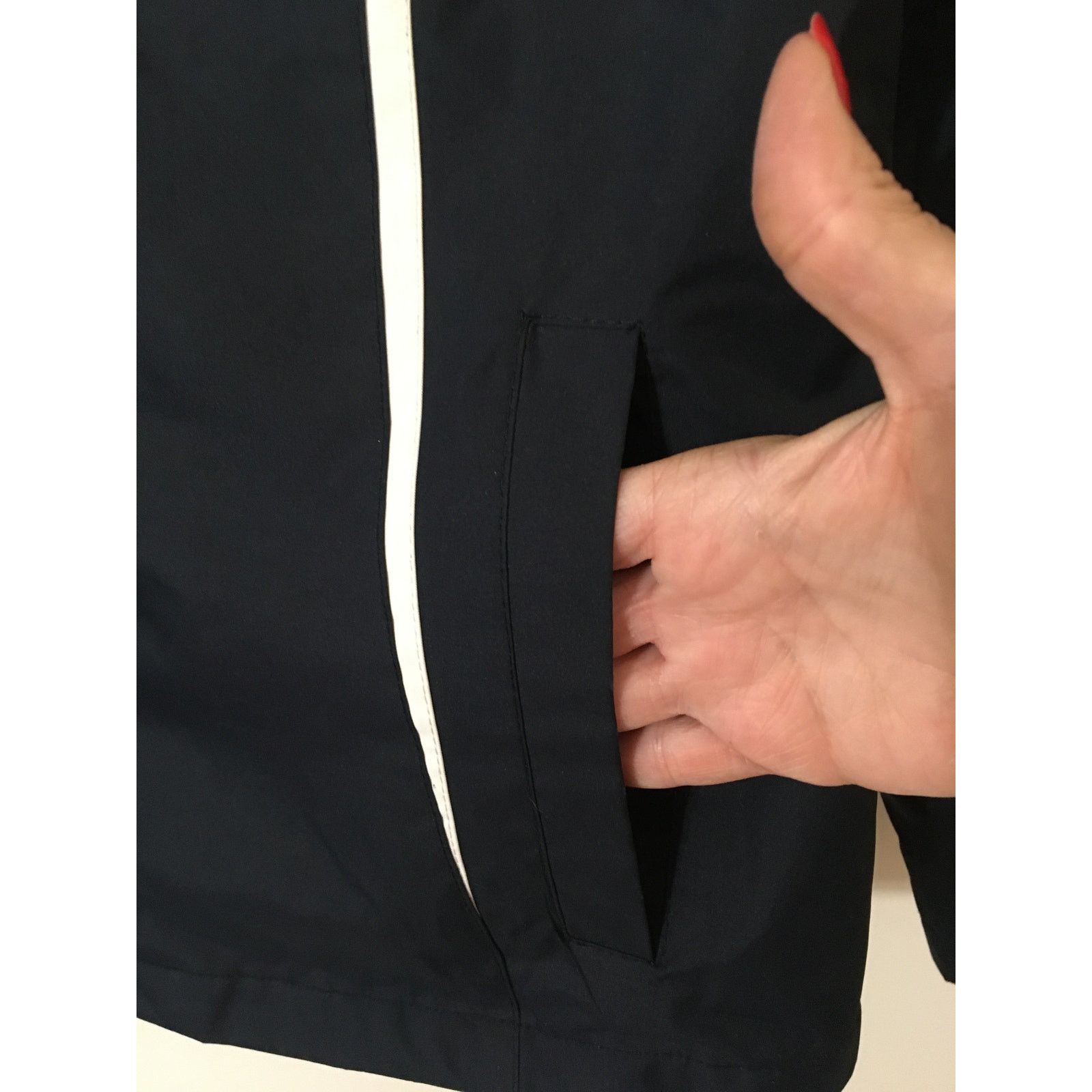 Other ZeroXposur Medium Navy Blue and White Jacket Fleece Lining Size M / US 6-8 / IT 42-44 - 4 Thumbnail