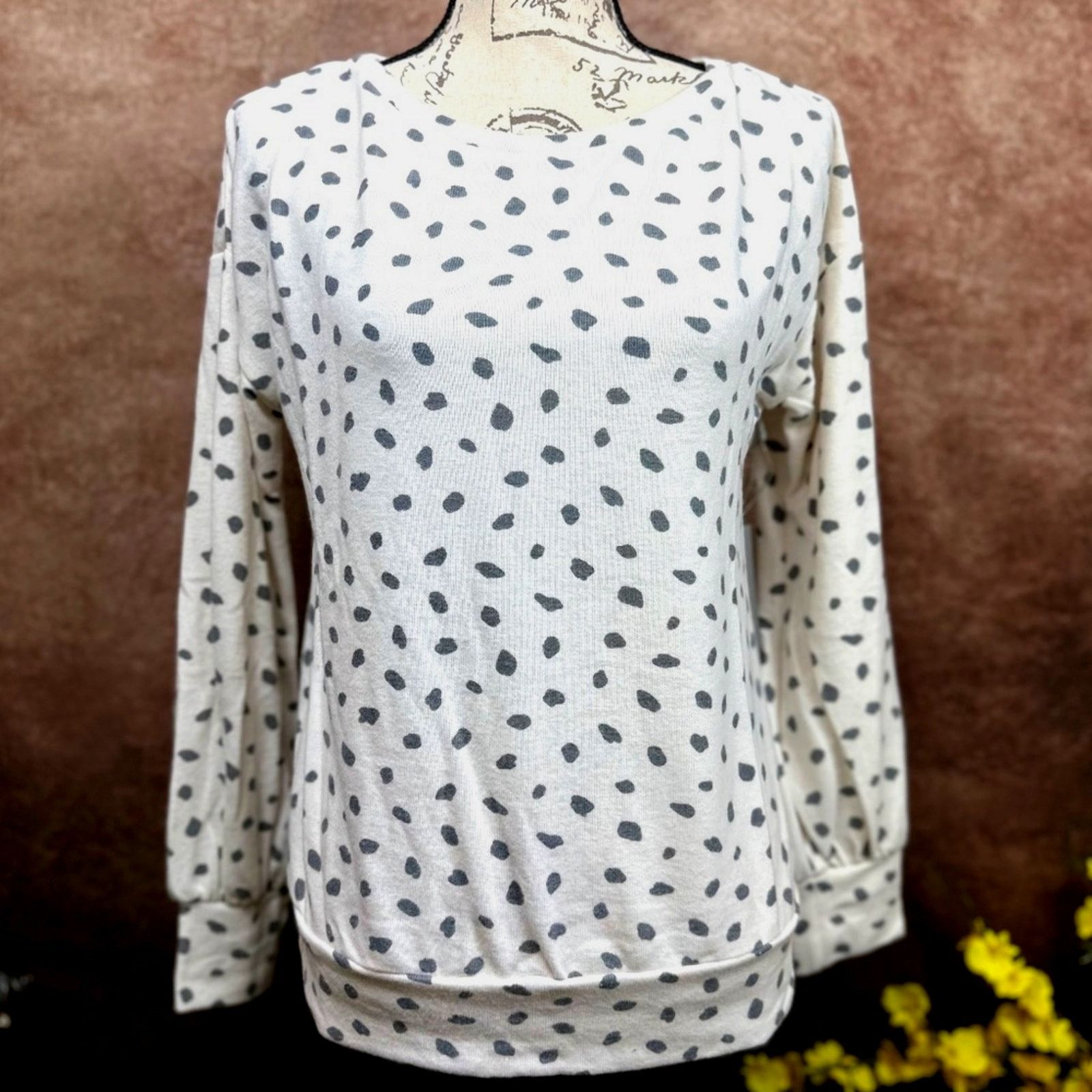 TART Collections Tart Collections Cheetah Print Ribbed Sweater Cheetah Dot M Size M / US 6-8 / IT 42-44 - 2 Thumbnail