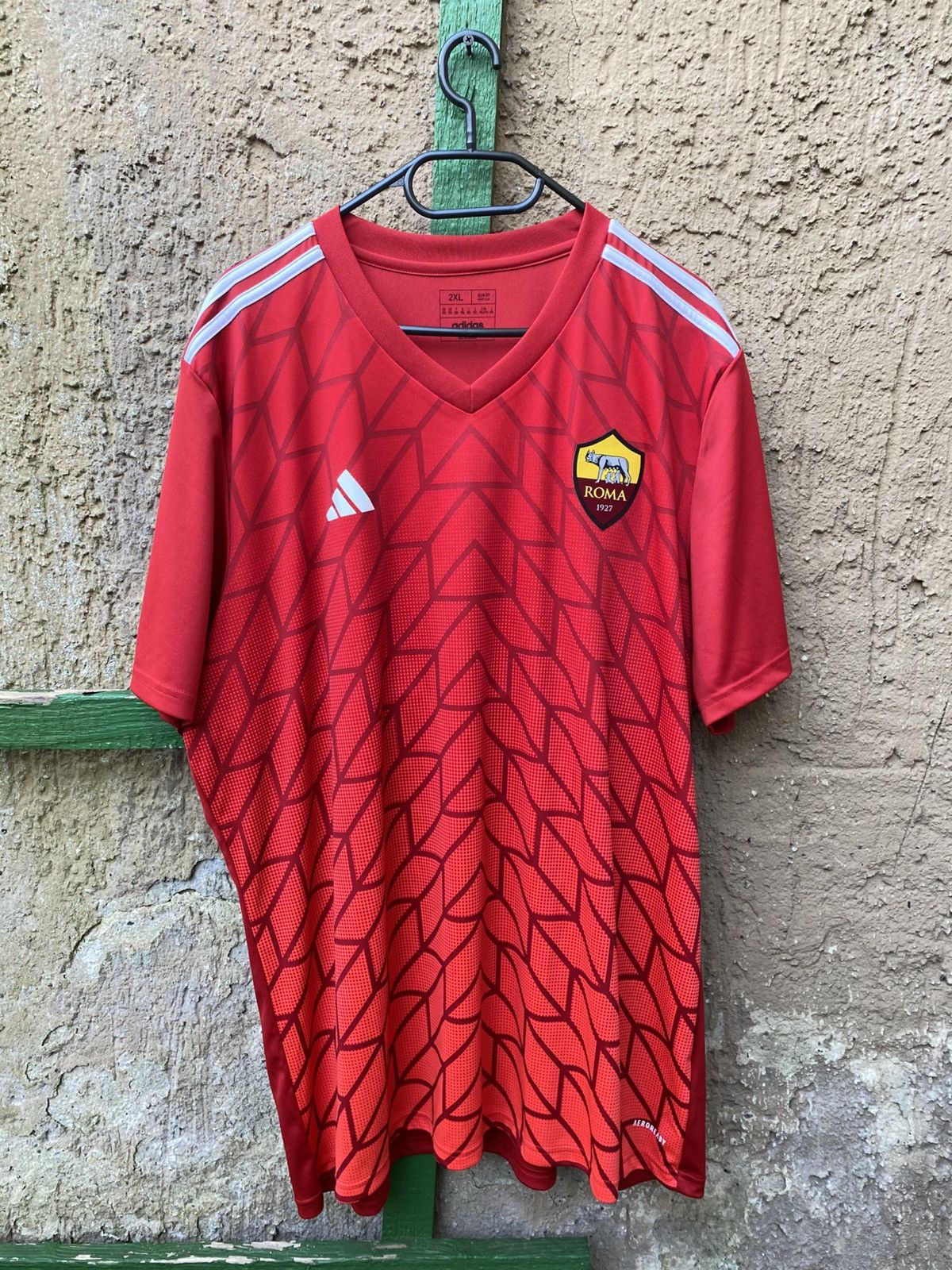 Adidas AS Roma 2023 2024 Adidas Soccer Jersey Real PSG Liverpool Size US XXL / EU 58 / 5 - 1 Thumbnail