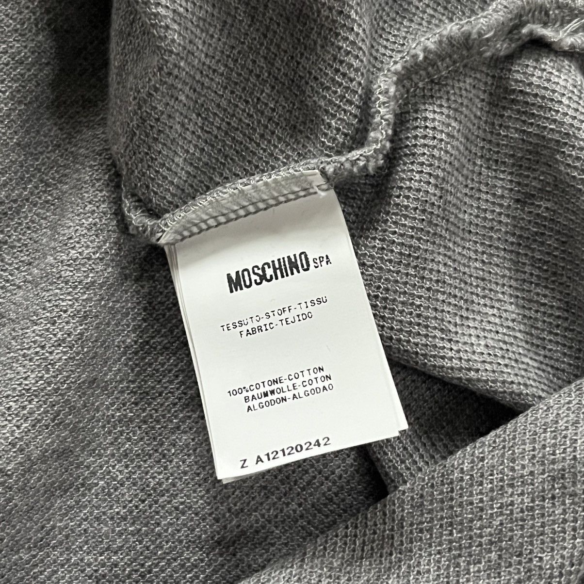 Moschino Moschino Milano Men’s Gray Polo Shirt Size M Italy Designer Size US M / EU 48-50 / 2 - 7 Thumbnail
