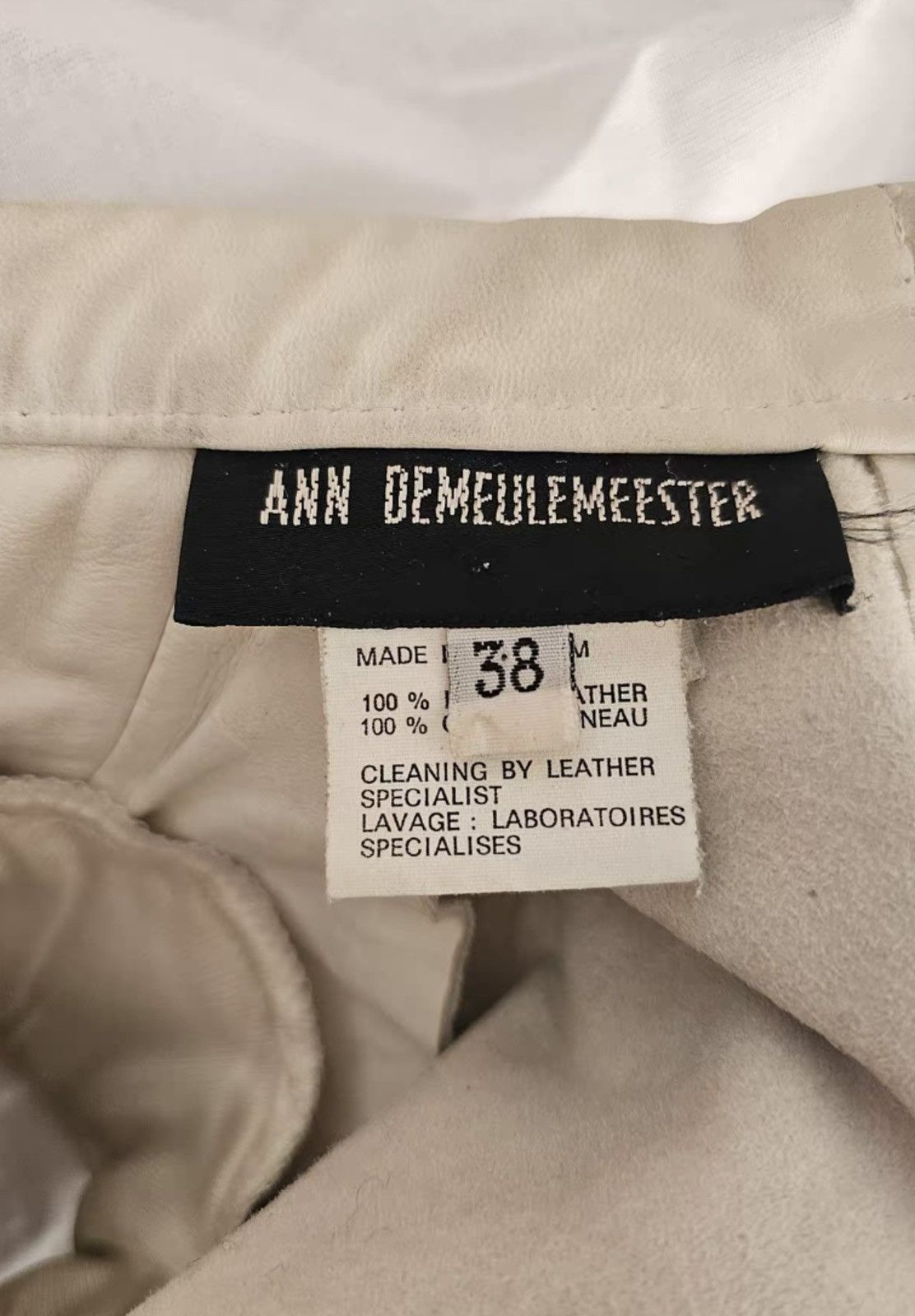 Ann Demeulemeester Ann demeulemeester leather vest Size S / US 4 / IT 40 - 7 Thumbnail