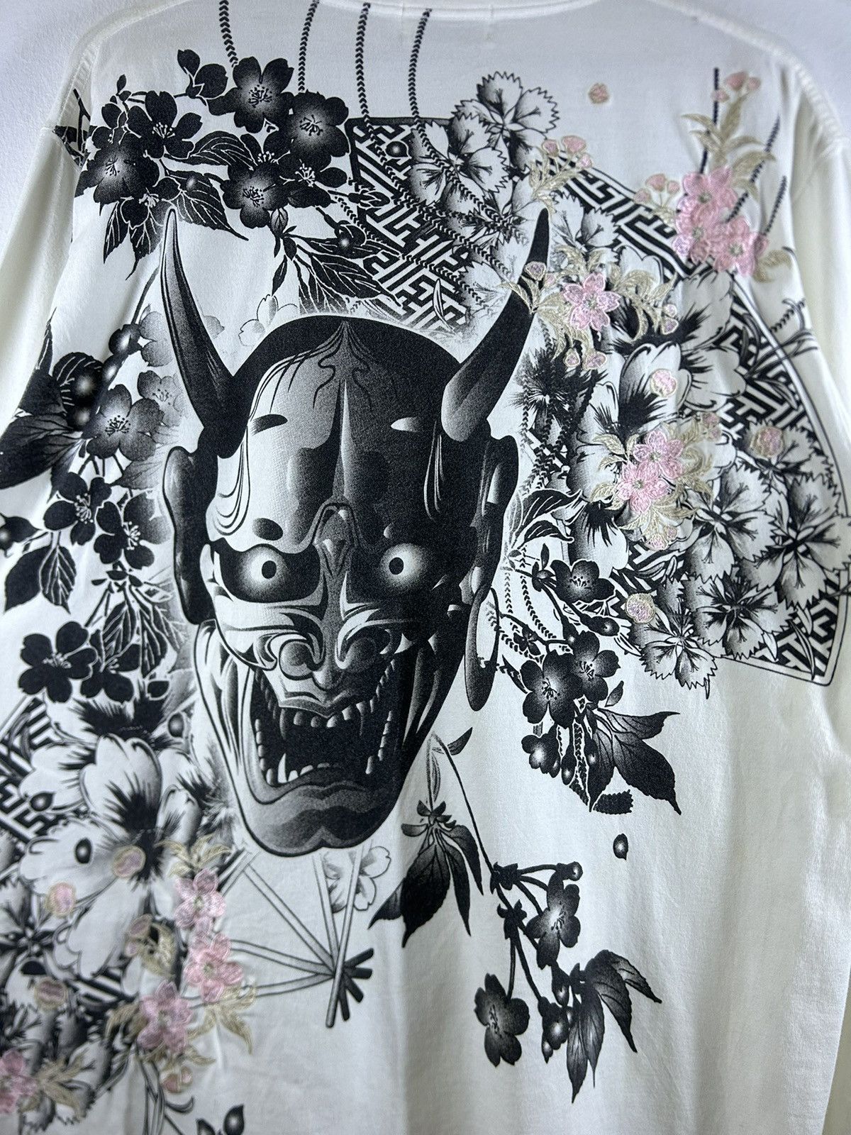 Karakuri Tamashii Vintage Karakuri Tamashii ‘Oni Demon’ Embroidery Tee Size US XL / EU 56 / 4 - 2 Thumbnail