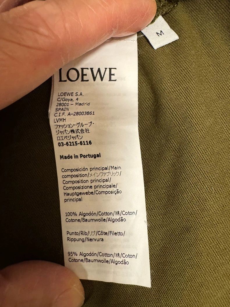 Loewe LOEWE Cotton short-sleeved T-shirt Size US M / EU 48-50 / 2 - 5 Thumbnail