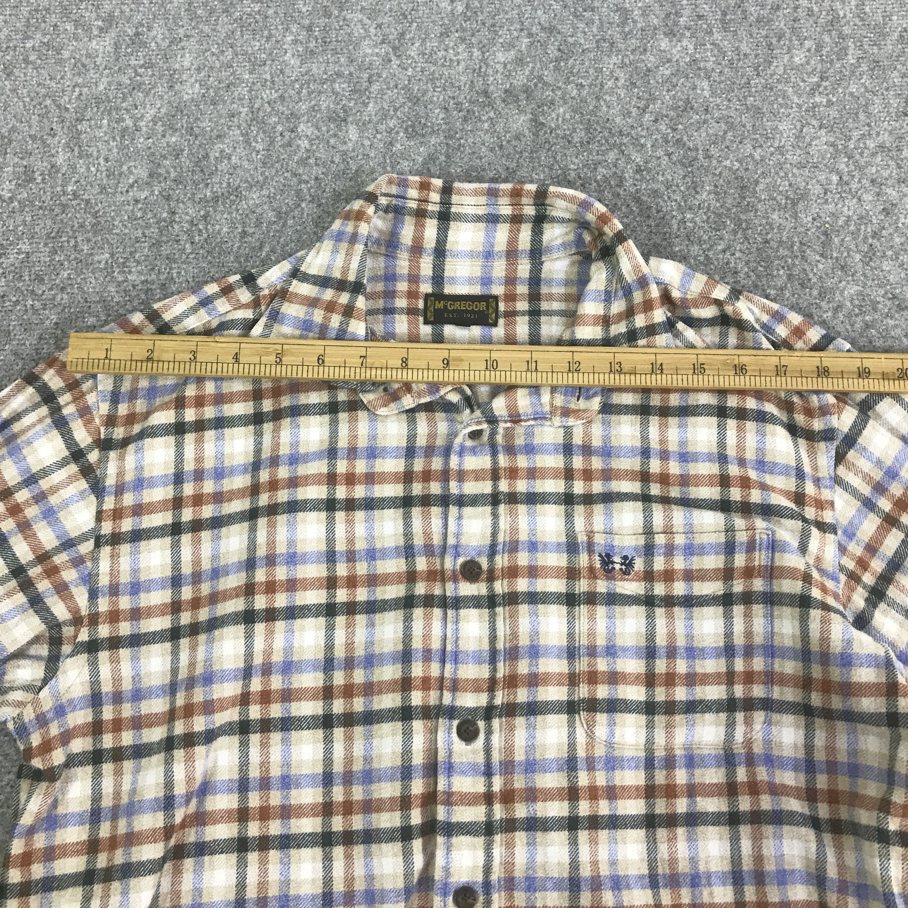 McGregor MCGREGOR FLANNEL BUTTON UP T-SHIRT K117B17 Size US L / EU 52-54 / 3 - 5 Thumbnail