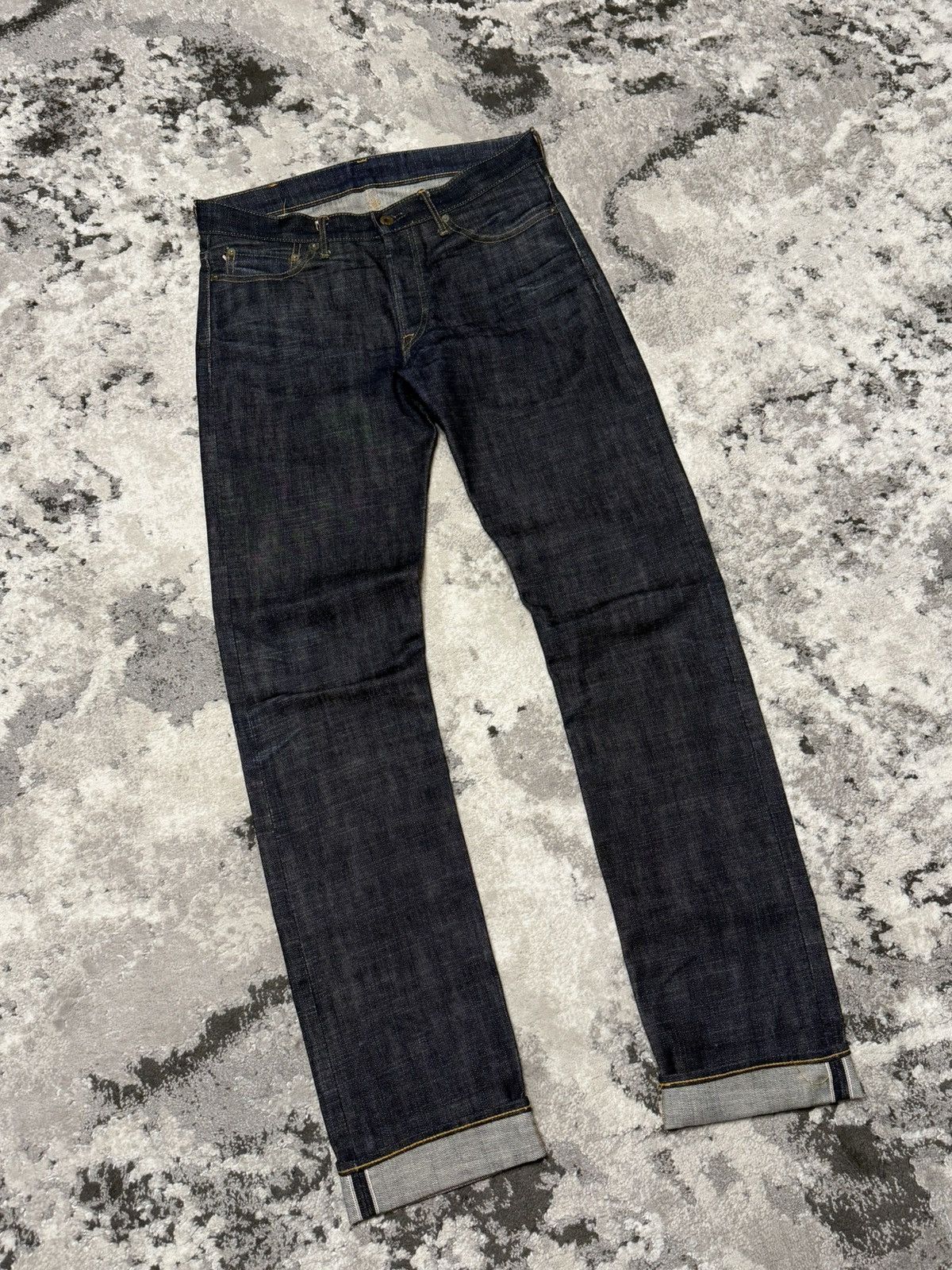 Japan Blue Crazy Japan Blue Selvedge Indigo Jeans Hedi Yohji Raf Miyake Size US 31 - 4 Thumbnail
