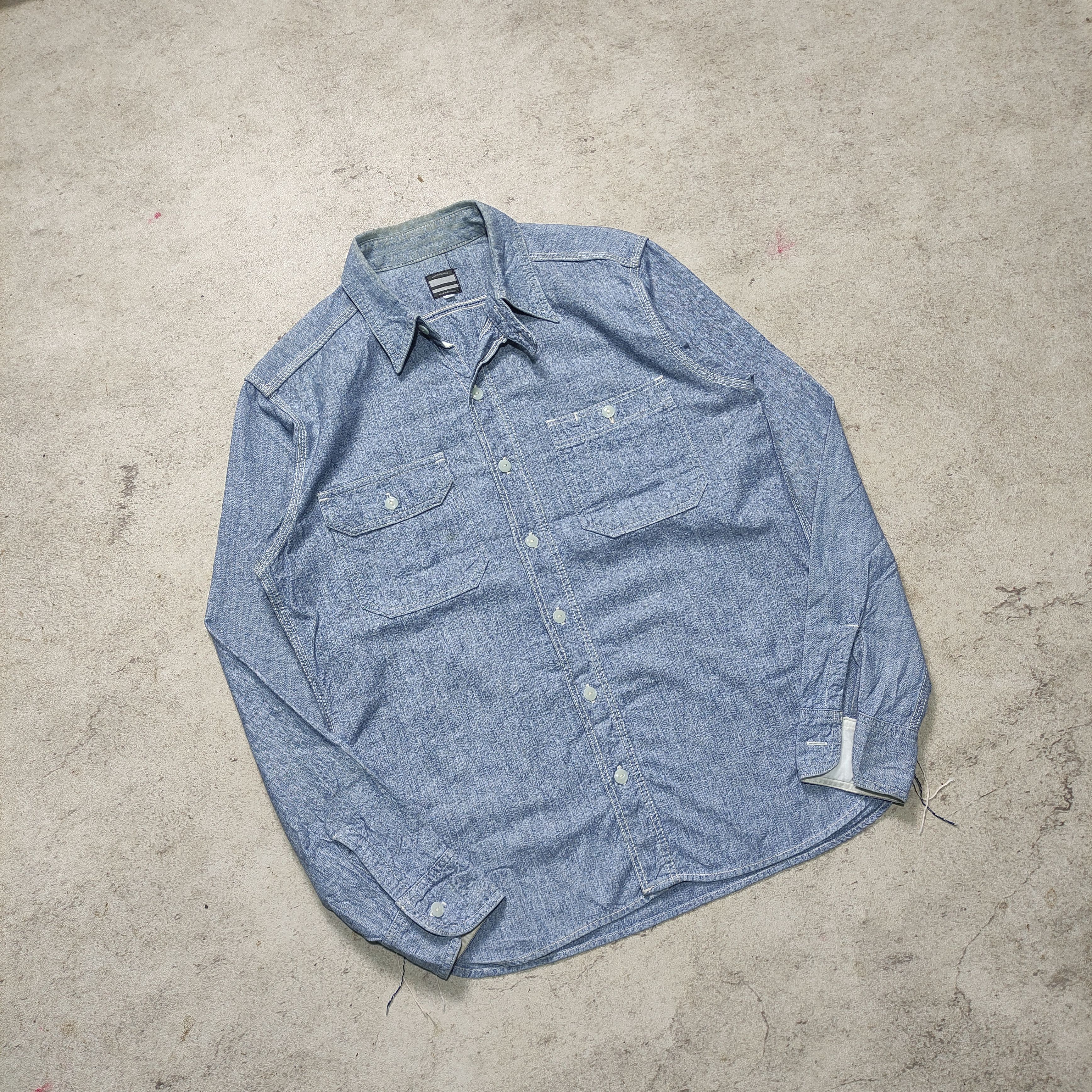 Momotaro Jeans Momotaro Chambray Shirt — Japan Made Size US M / EU 48-50 / 2 - 2 Thumbnail