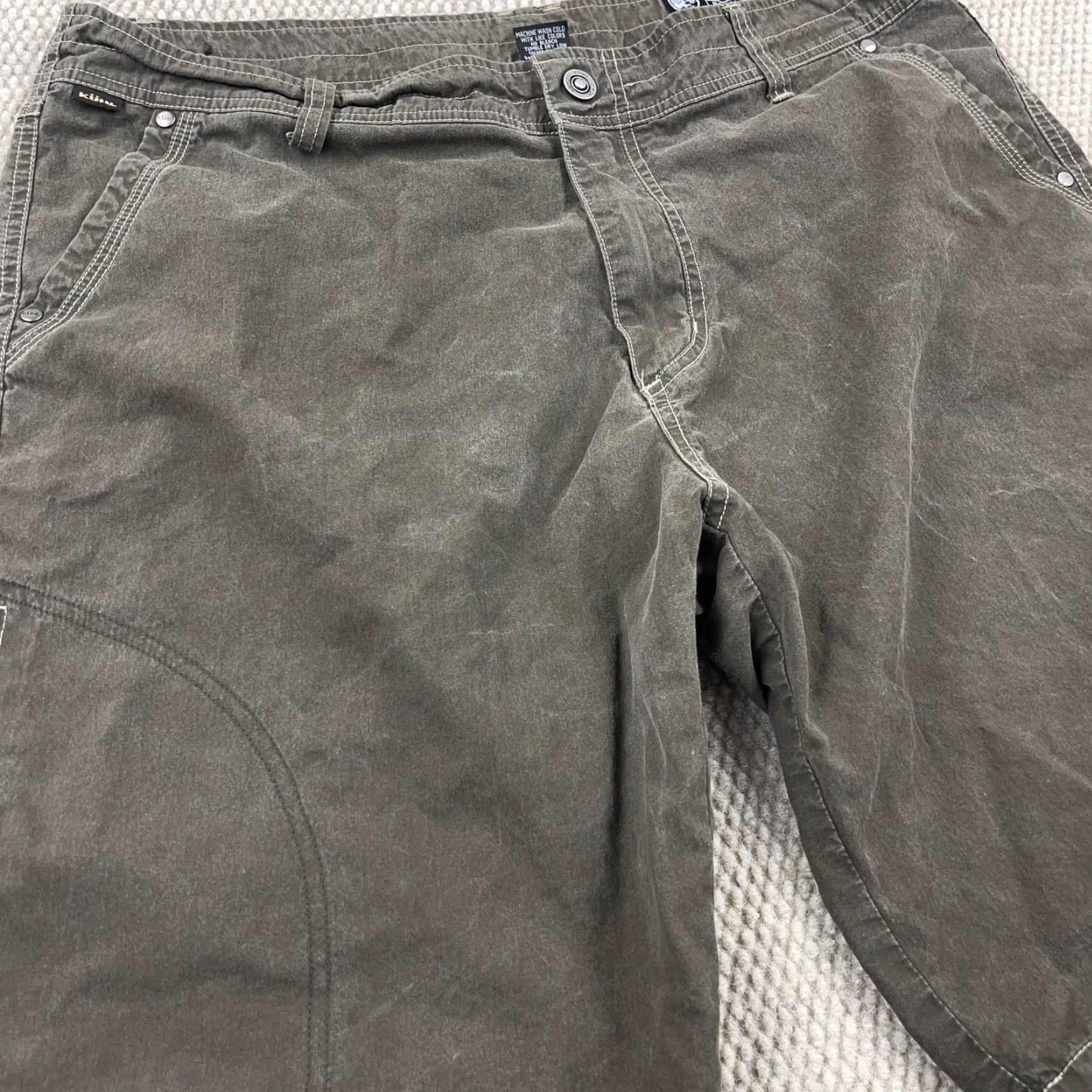 Vintage Kuhl Cargo Shorts Men 38 Green Utility Hiking Cotton Nylon Athletic Size US 38 / EU 54 - 7 Thumbnail
