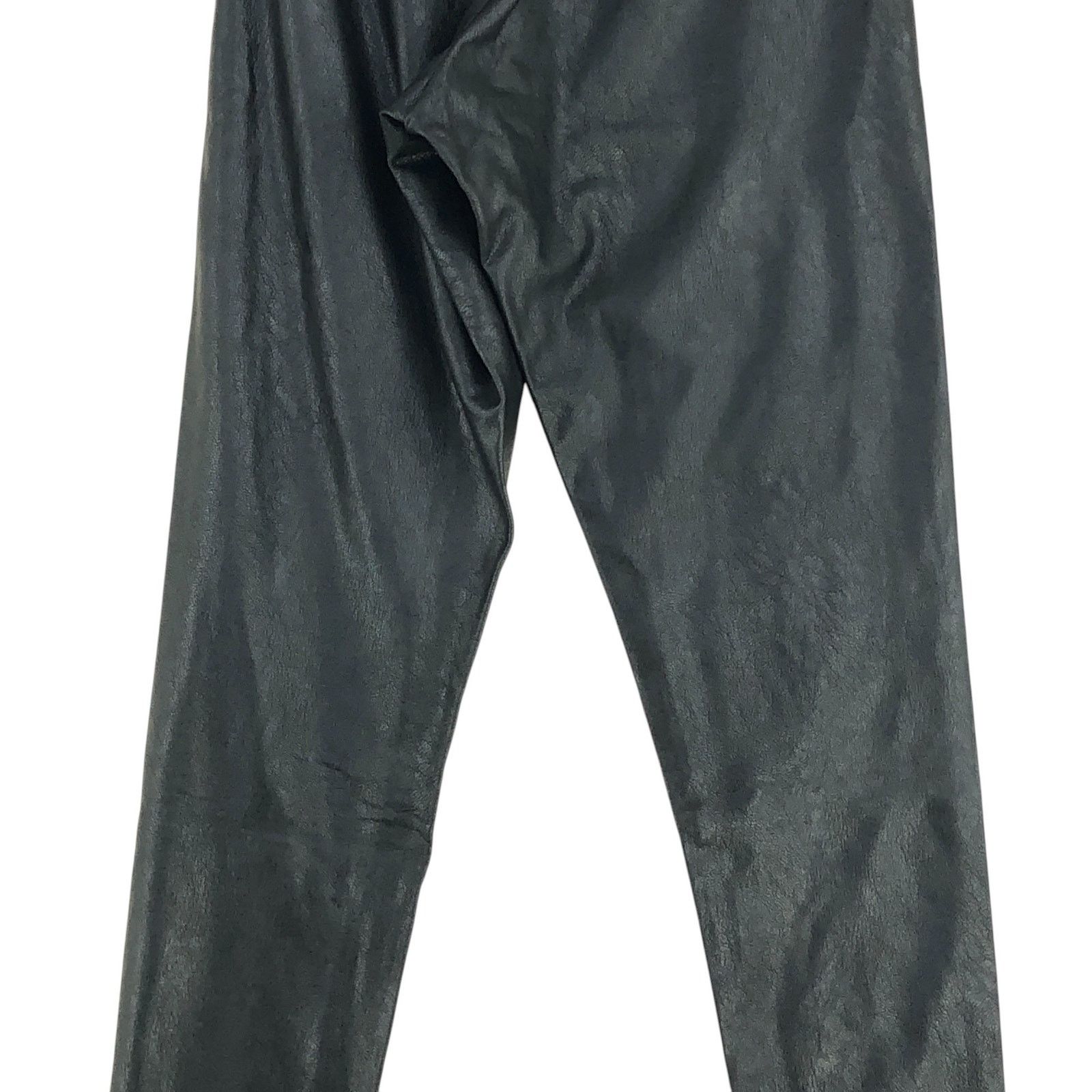 Commando Commando Sz S Leggings Faux Leather Stretch High Rise Black Size 22" - 7 Thumbnail