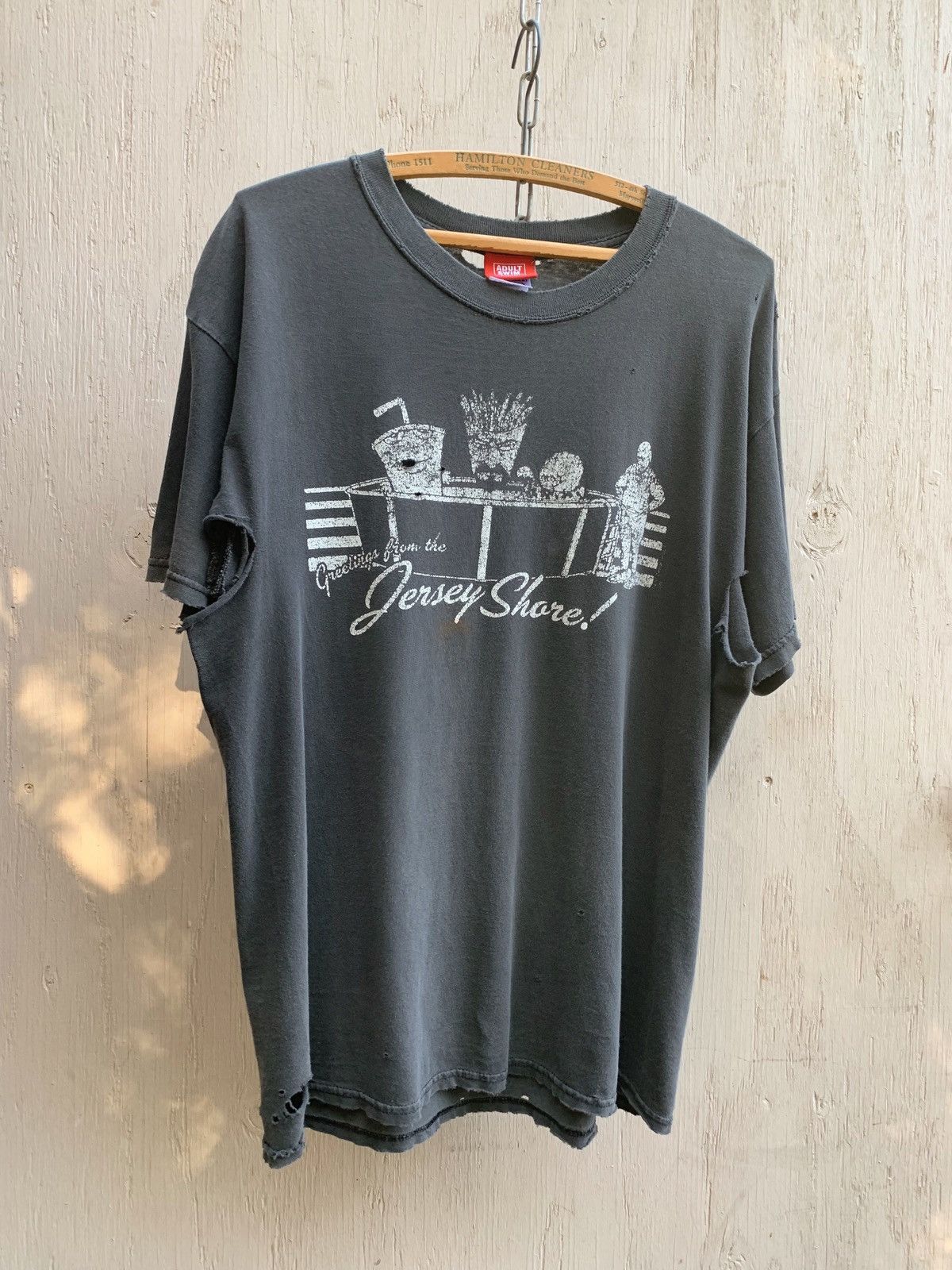 Vintage Thrashed Sun Faded Cartoon Network Tee ERD Grunge Anime Size US L / EU 52-54 / 3 - 5 Thumbnail