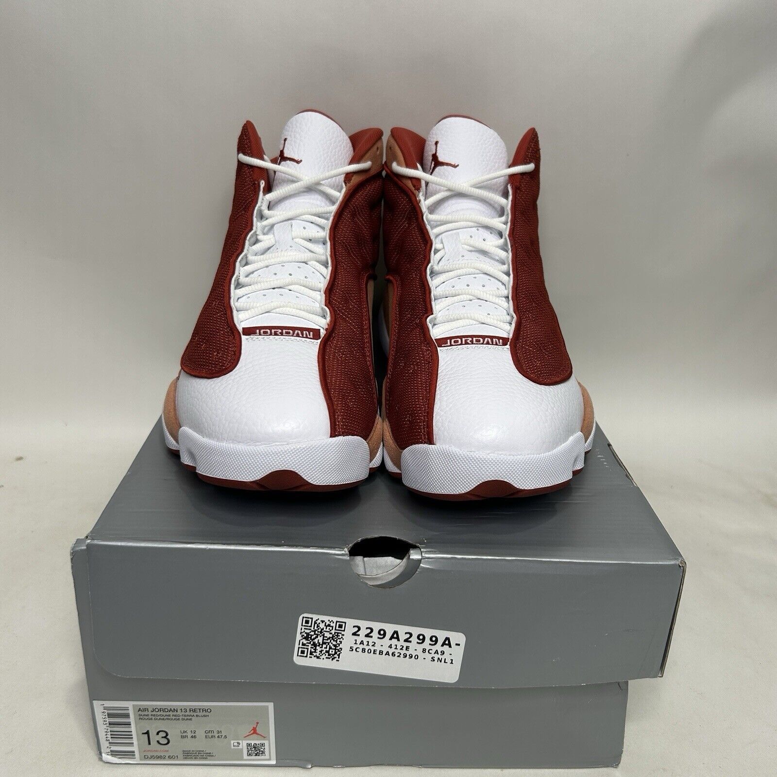 Nike Nike Shoes Air Jordan 13 Retro “Dune Red” 2024 Size US 13 / EU 46 - 2 Thumbnail