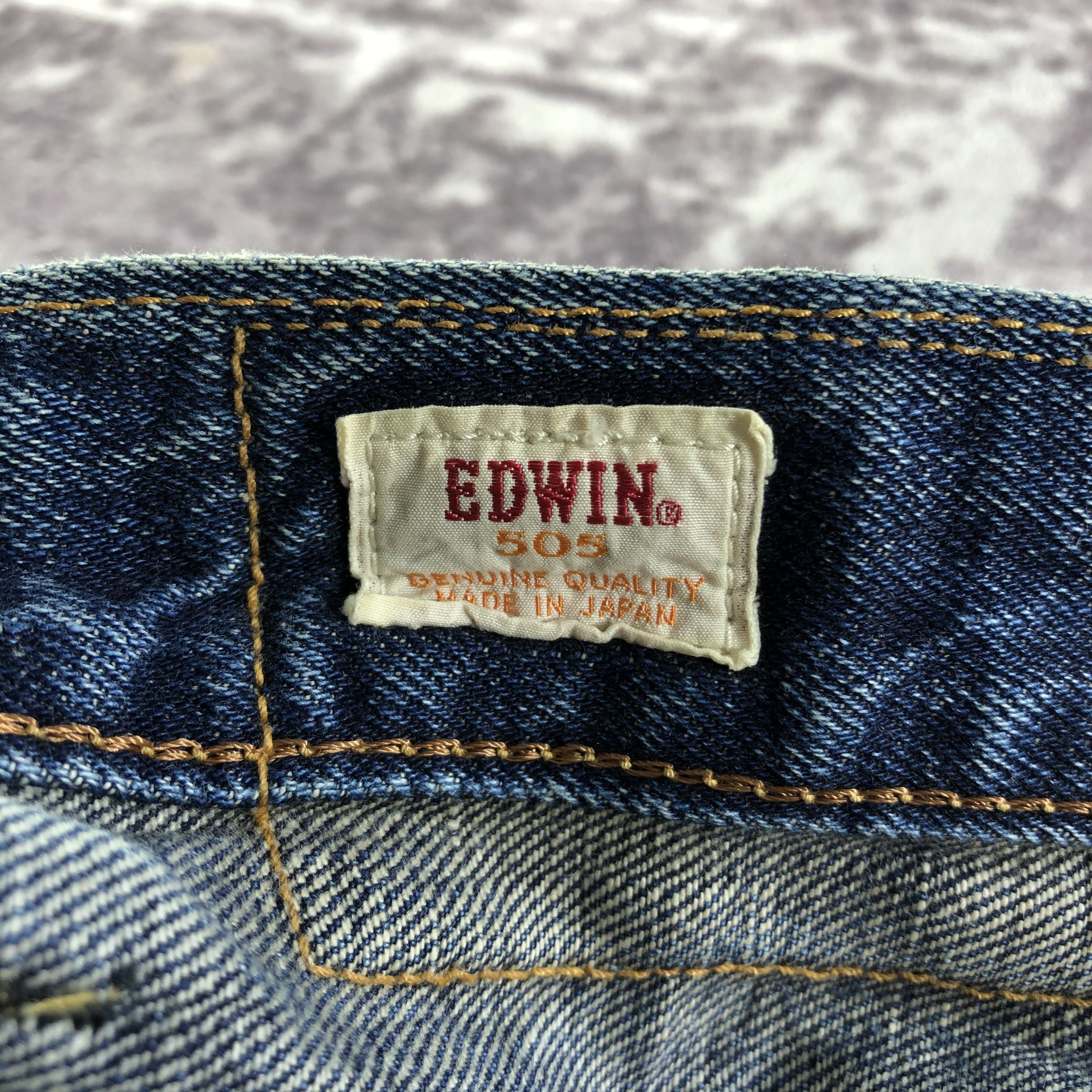 Edwin Vintage Blue Wash Edwin 505 Selvedge Jeans-JM3654 Size US 38 / EU 54 - 11 Thumbnail