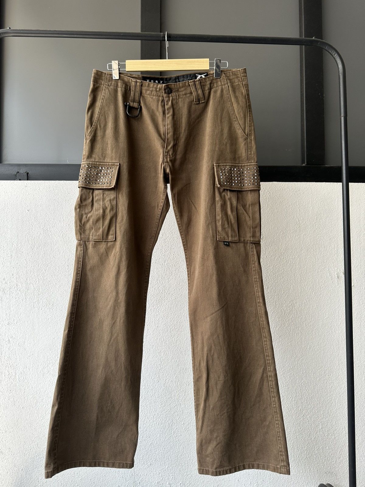 roarguns Early 00's Roar [ pre Roarguns ] cargo D-ring pant Size US 33 - 17 Thumbnail