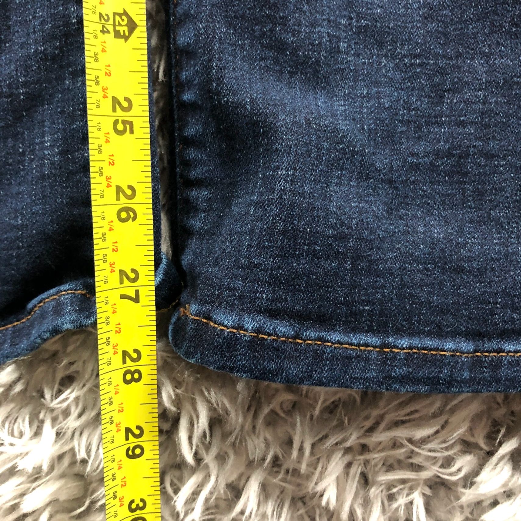 Lee Lee Modern Series Bootcut Jeans Womens 10S Mid Rise Dark Wash Blue Denim 5-Pocket Classic Size 32" / US 10 / IT 46 - 3 Thumbnail